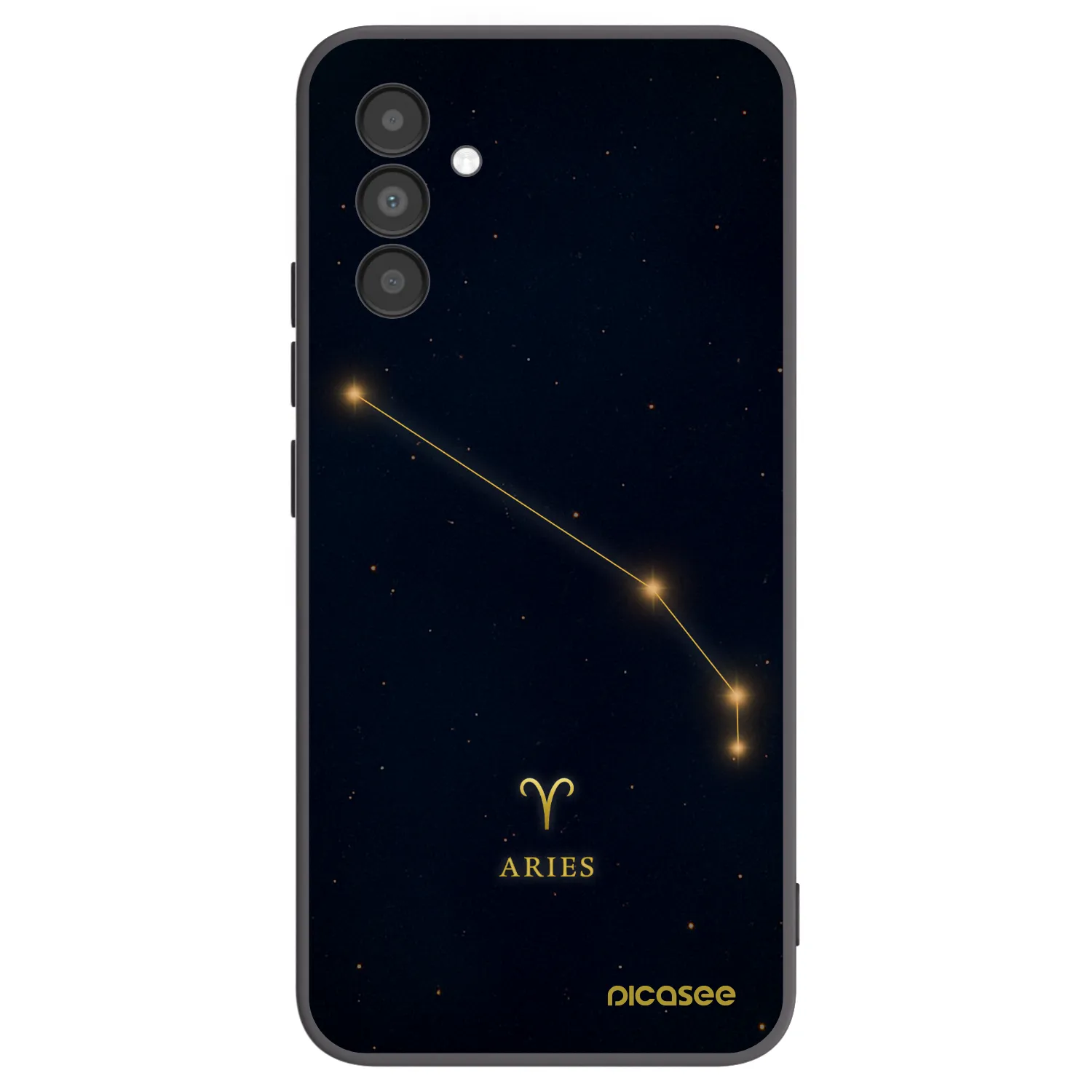 Picasee Μαύρη θήκη σιλικόνης για Samsung Galaxy A04s A047F - ARIES