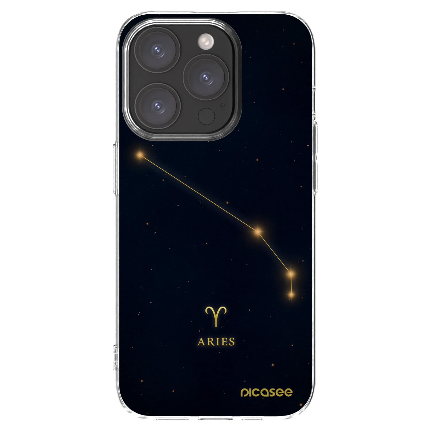 Picasee διαφανής θήκη σιλικόνης Apple iPhone 15 Pro - ARIES