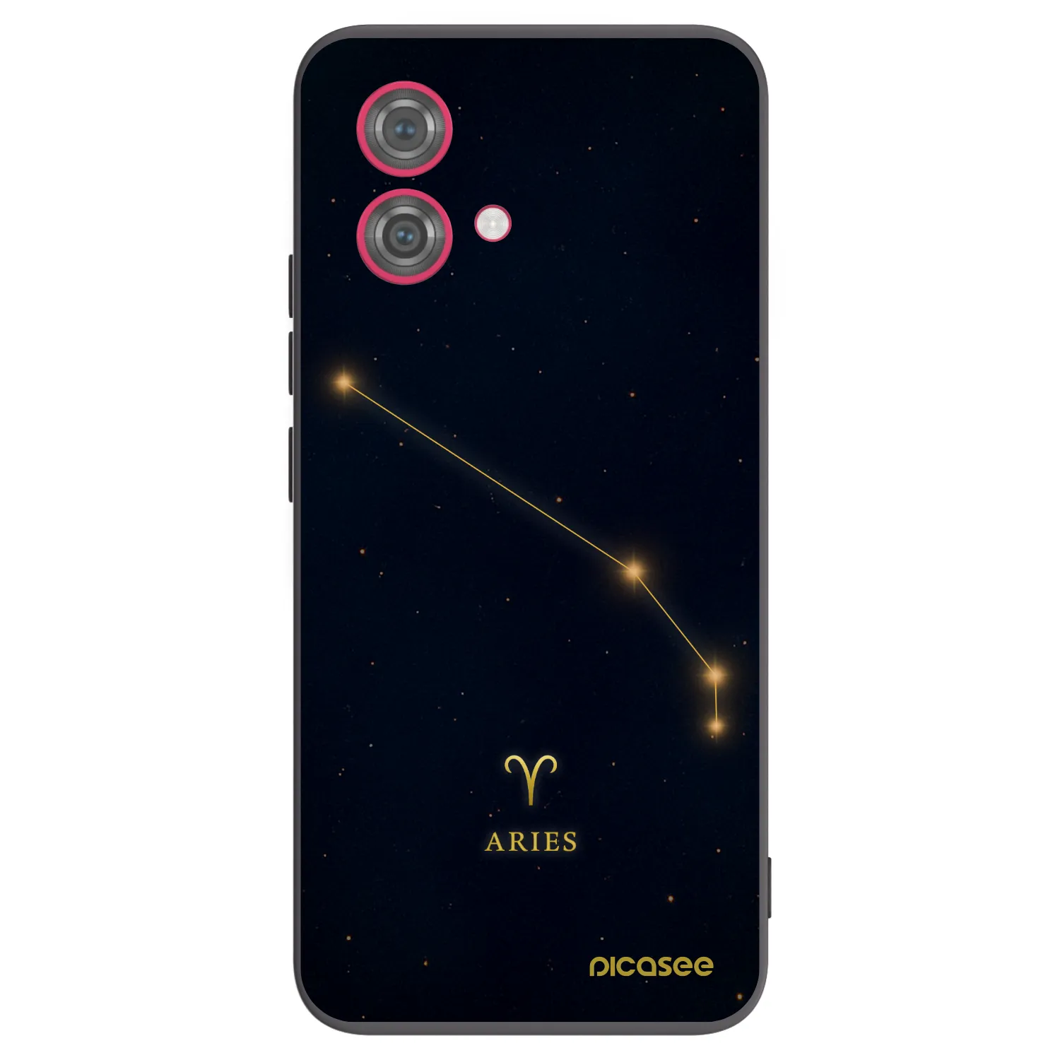 Picasee Μαύρη θήκη σιλικόνης για Motorola Moto G84 5G - ARIES