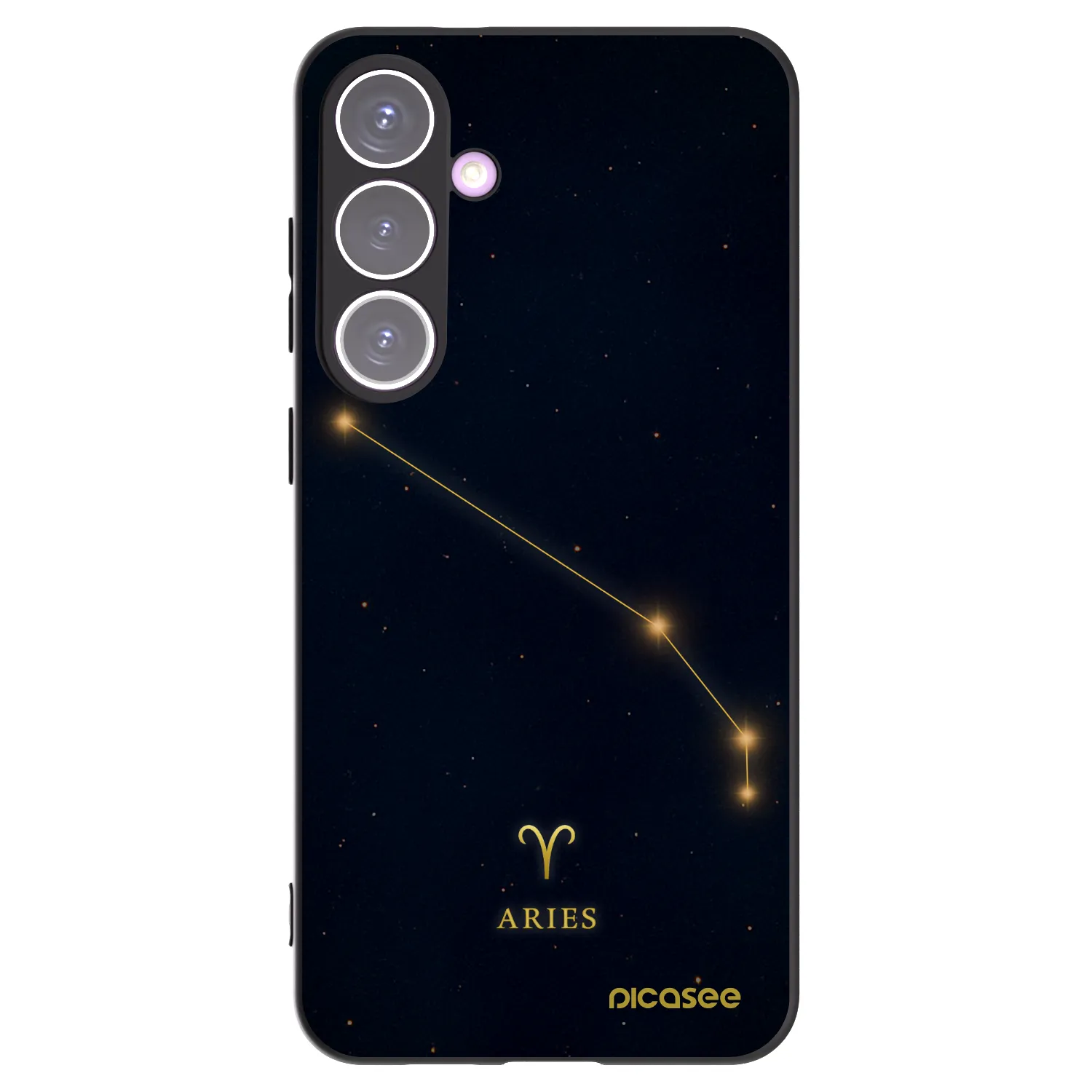 Picasee Μαύρη θήκη σιλικόνης για Samsung Galaxy S24+ S926B 5G - ARIES