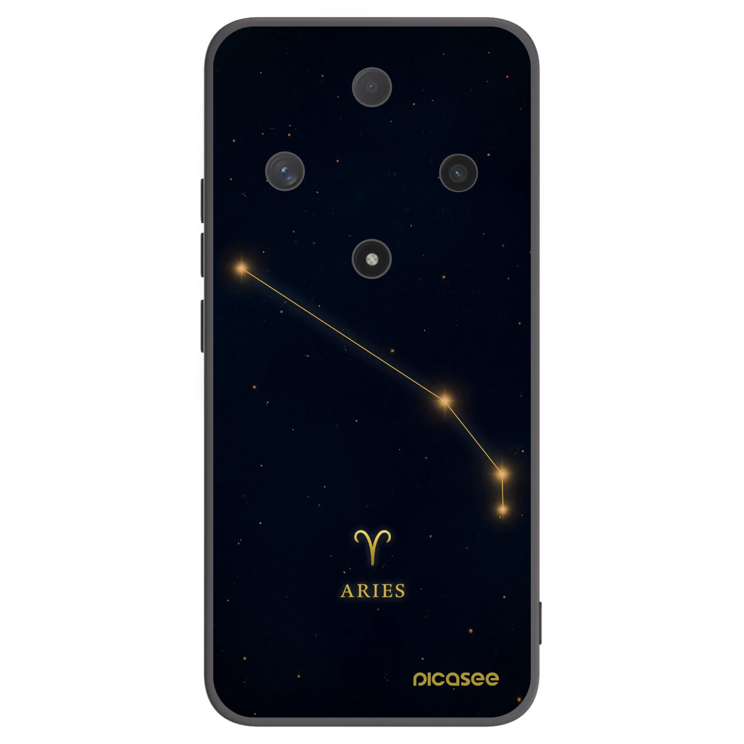 Picasee Μαύρη θήκη σιλικόνης για Honor Magic6 Lite 5G - ARIES