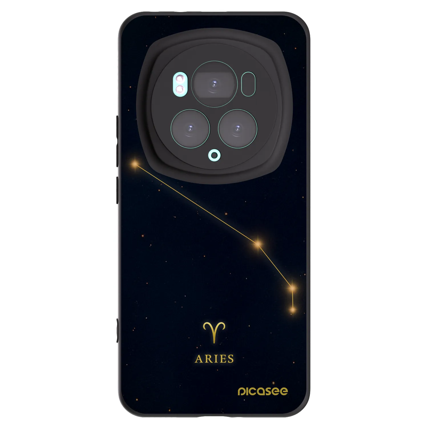 Picasee Μαύρη θήκη σιλικόνης για Honor Magic6 Pro - ARIES