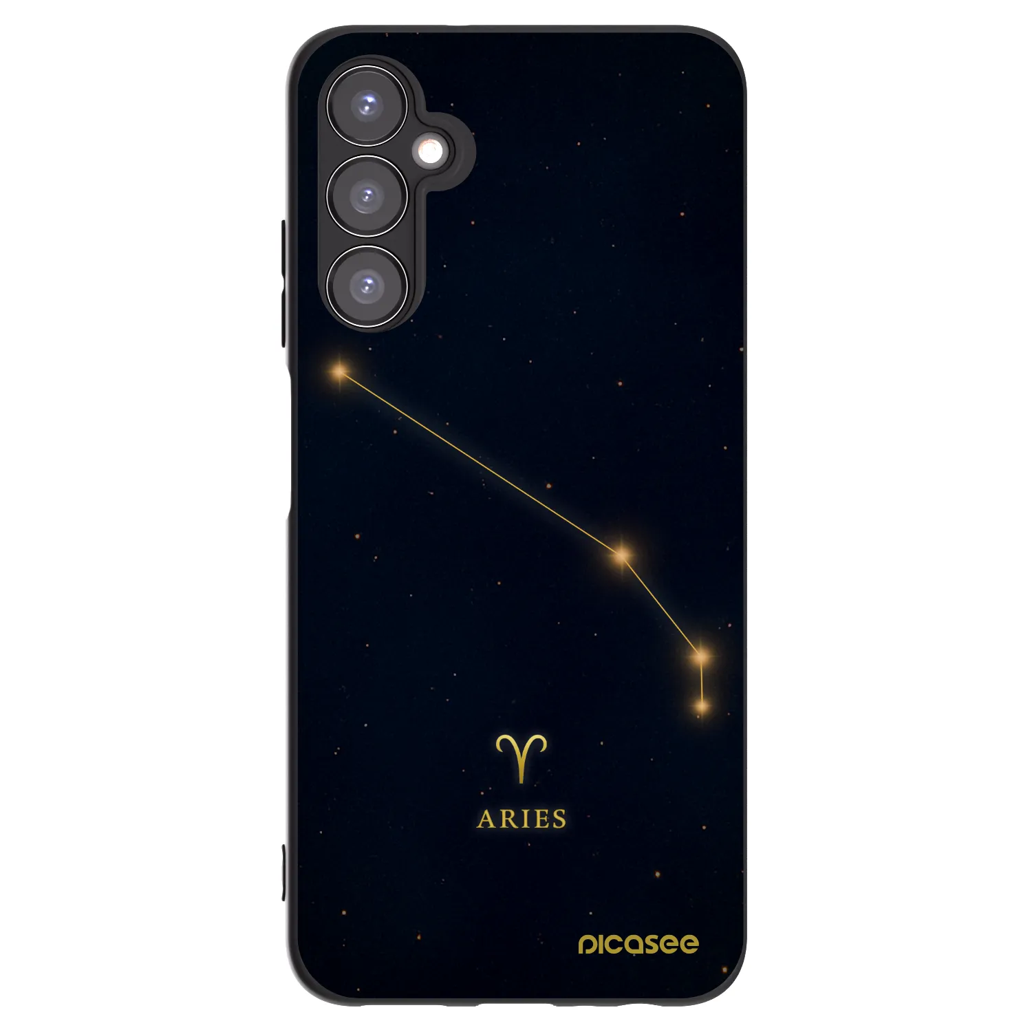 Picasee Μαύρη θήκη σιλικόνης για Samsung Galaxy A05s A057G - ARIES