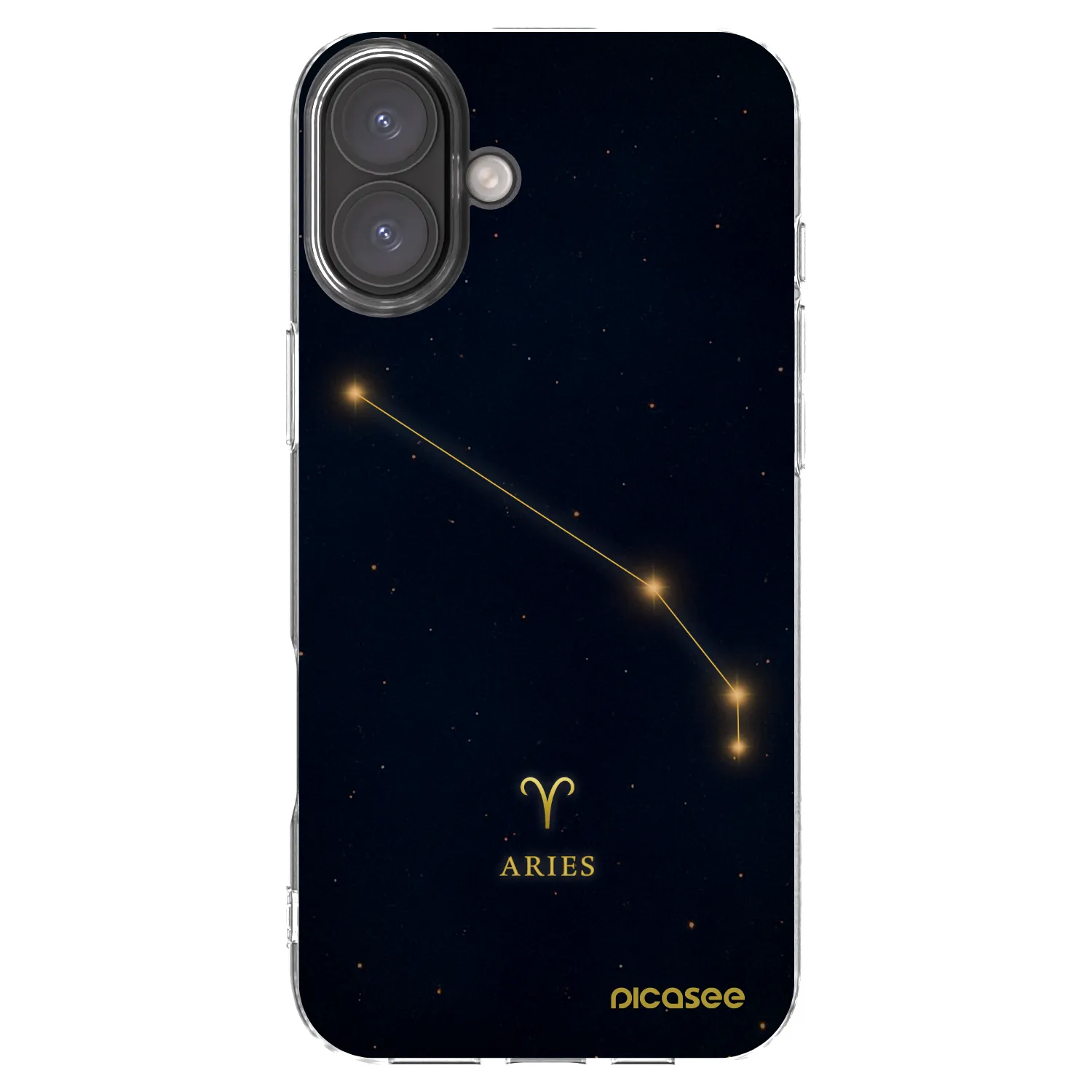 Picasee διαφανής θήκη σιλικόνης Apple iPhone 16 Plus - ARIES