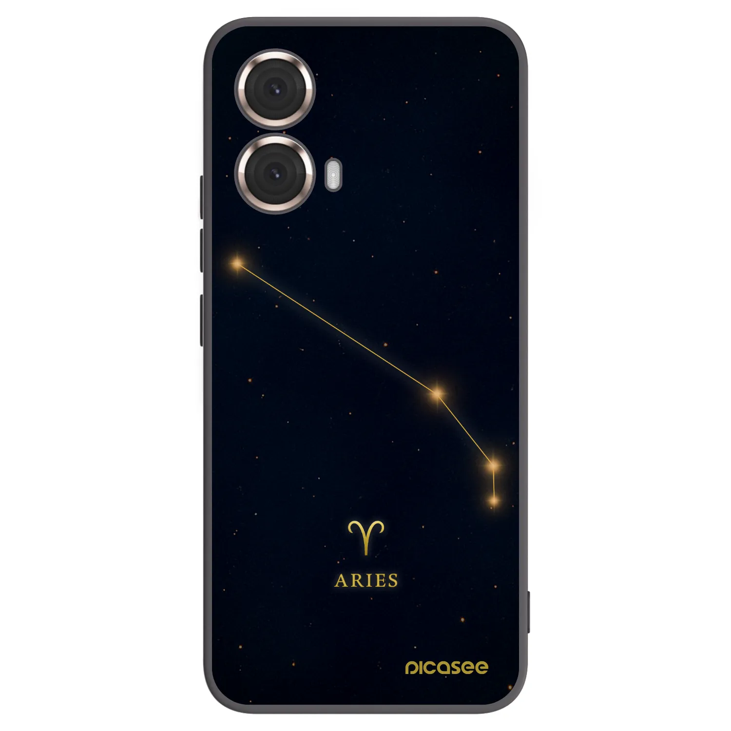 Picasee Μαύρη θήκη σιλικόνης για Motorola Moto G85 - ARIES