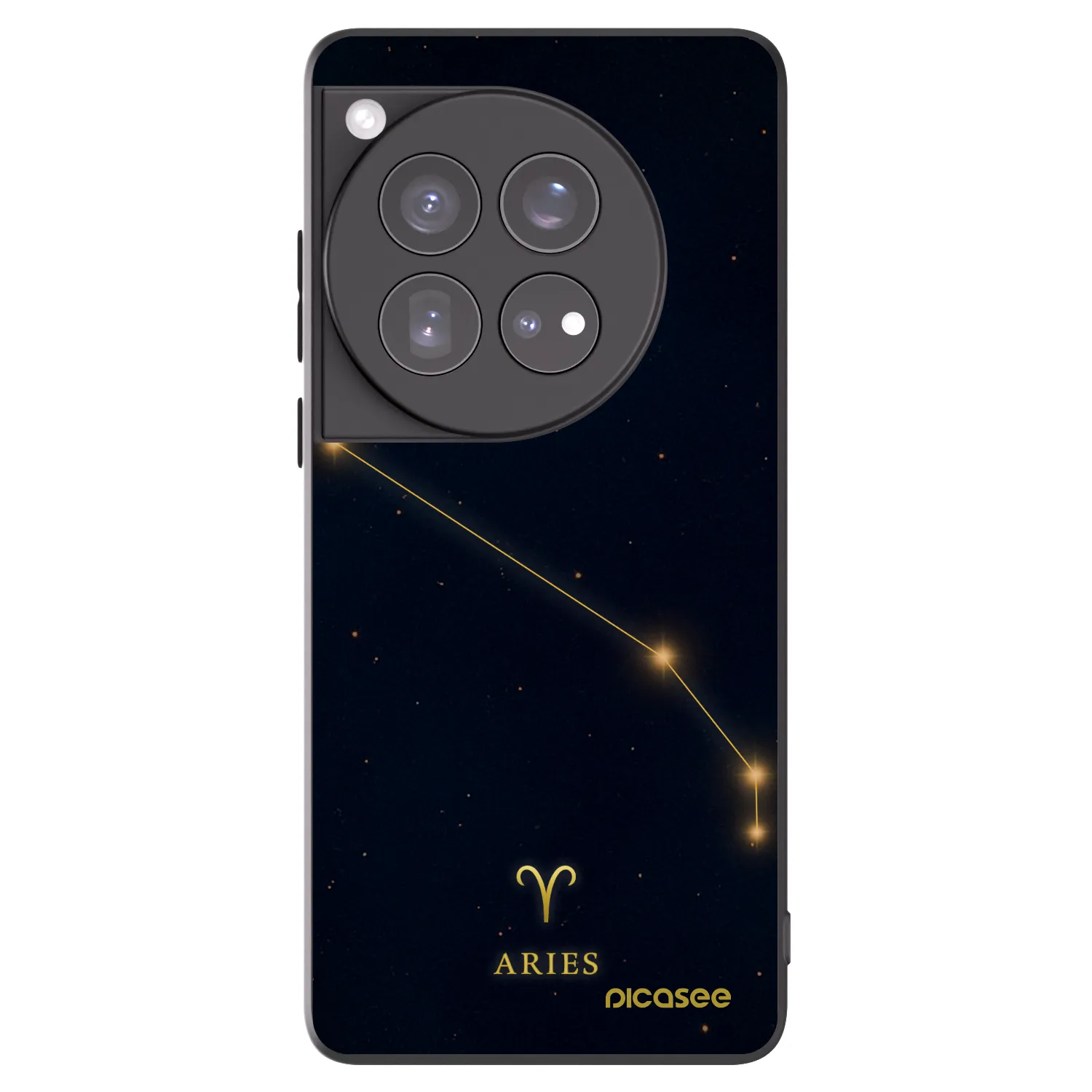 Picasee Μαύρη θήκη σιλικόνης για OnePlus 12 5G - ARIES