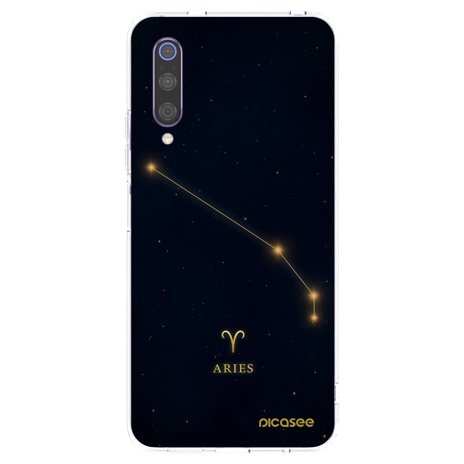 Picasee διαφανής θήκη σιλικόνης Xiaomi Mi 9 - ARIES