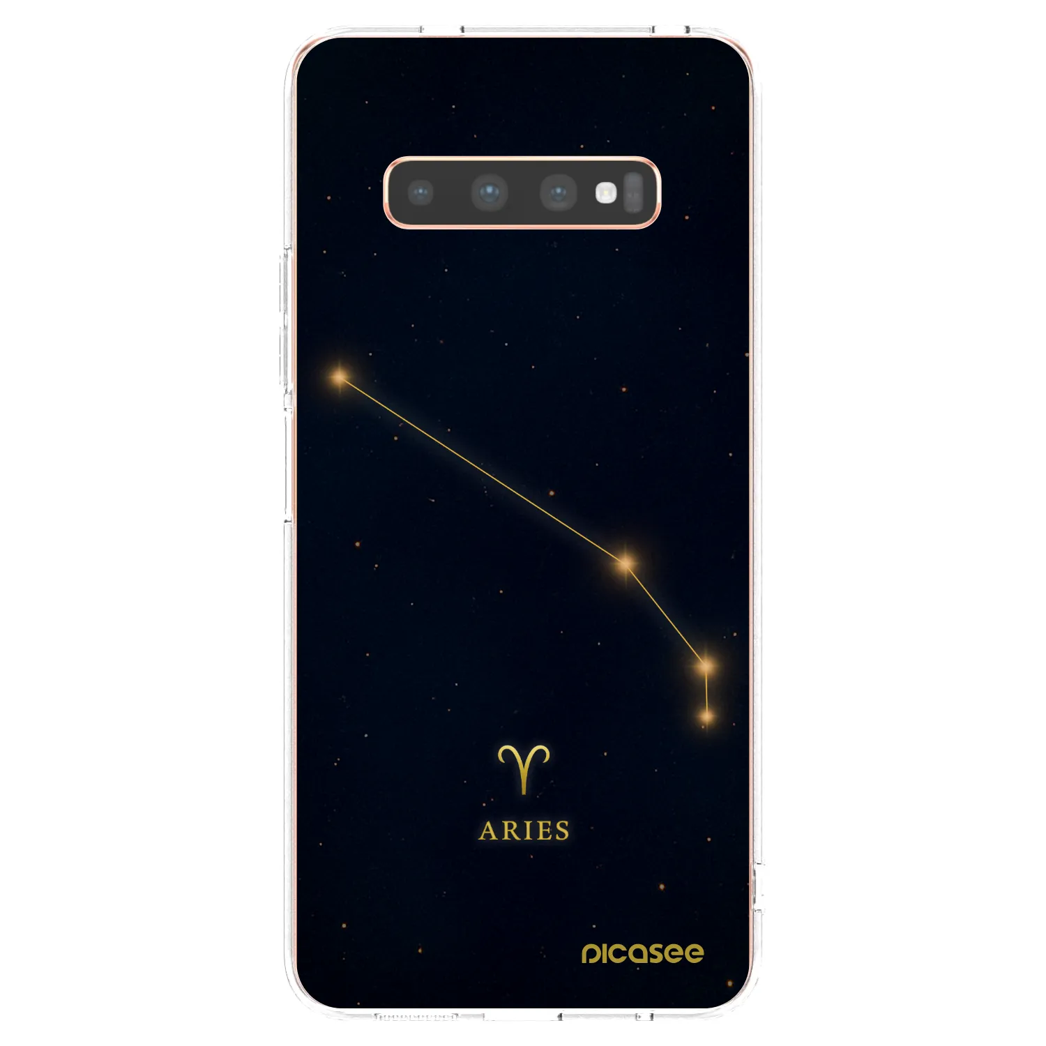 Picasee διαφανής θήκη σιλικόνης Samsung Galaxy S10 Plus G975 - ARIES