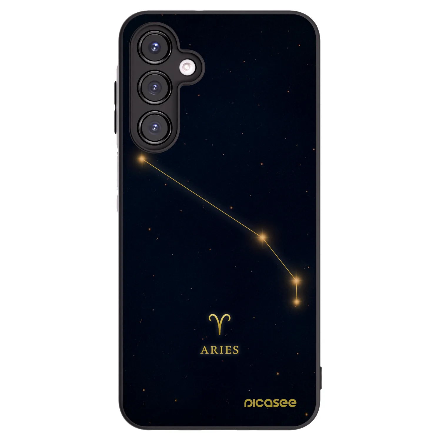 Picasee Μαύρη θήκη σιλικόνης για Samsung Galaxy A16 5G - ARIES