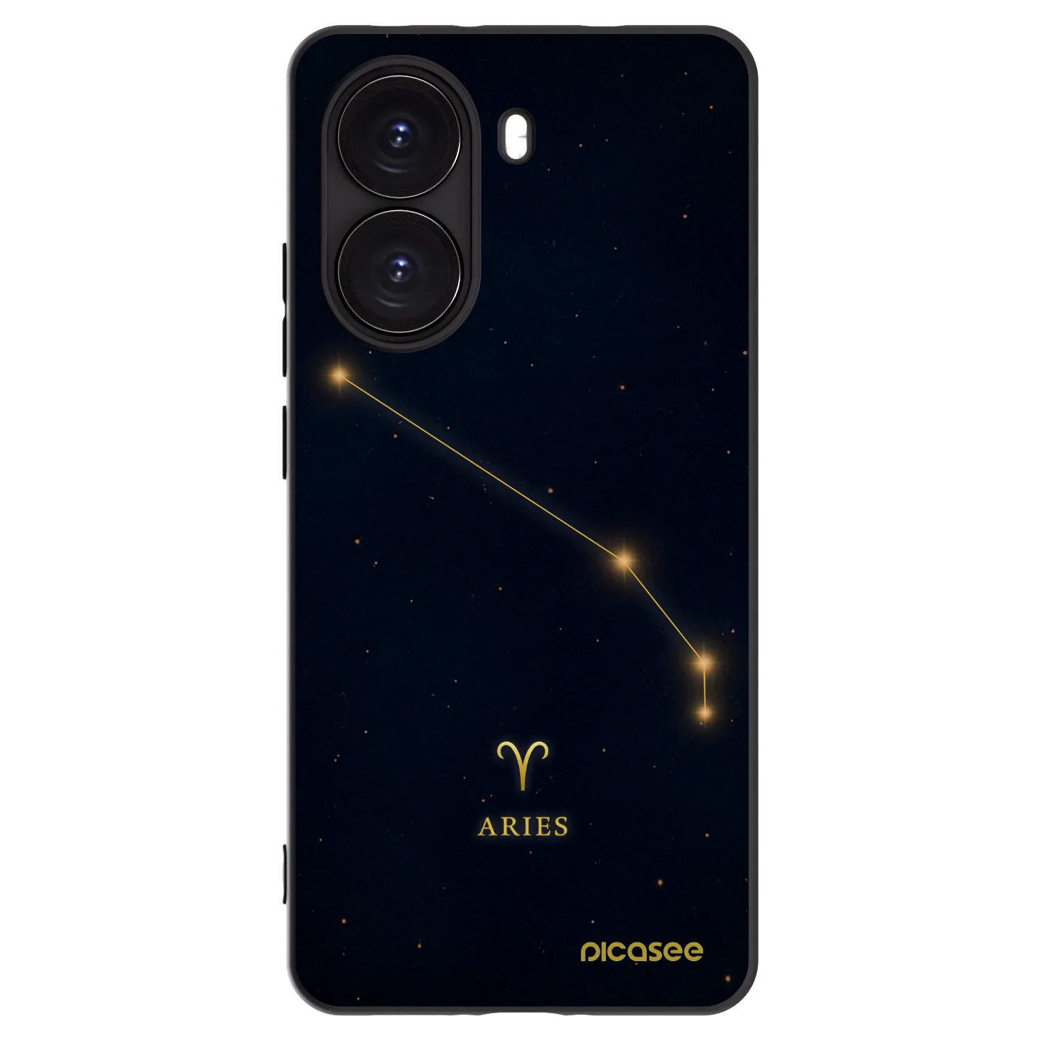 Picasee Μαύρη θήκη σιλικόνης για Xiaomi Poco X7 Pro 5G - ARIES