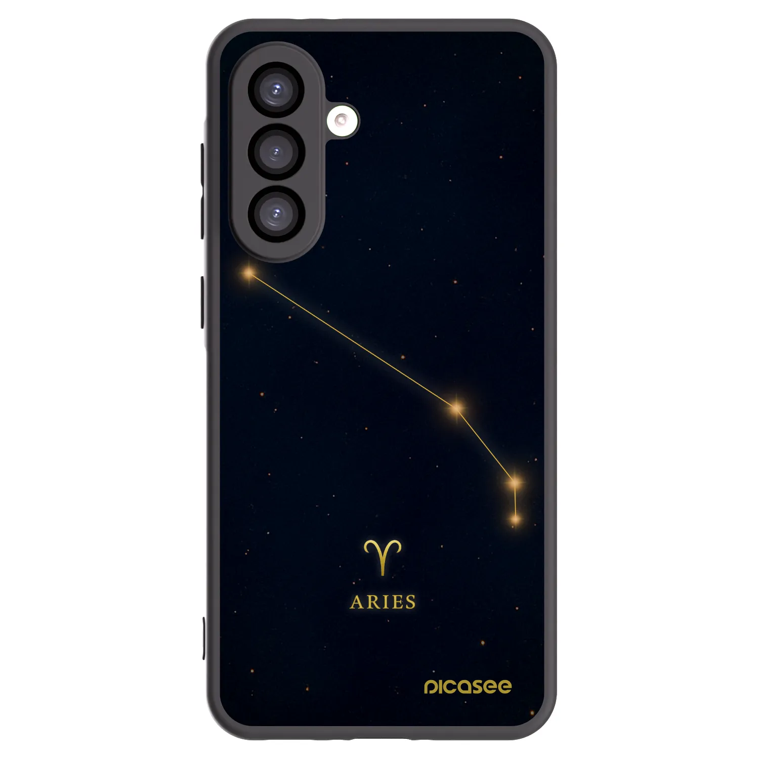 Picasee Μαύρη θήκη σιλικόνης για Samsung Galaxy A26 5G A266B - ARIES