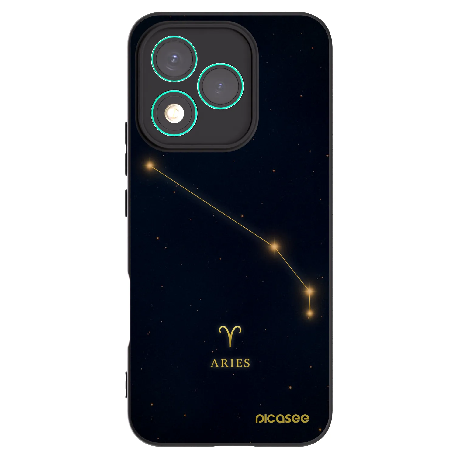 Picasee Μαύρη θήκη σιλικόνης για Honor 400 Lite 5G - ARIES