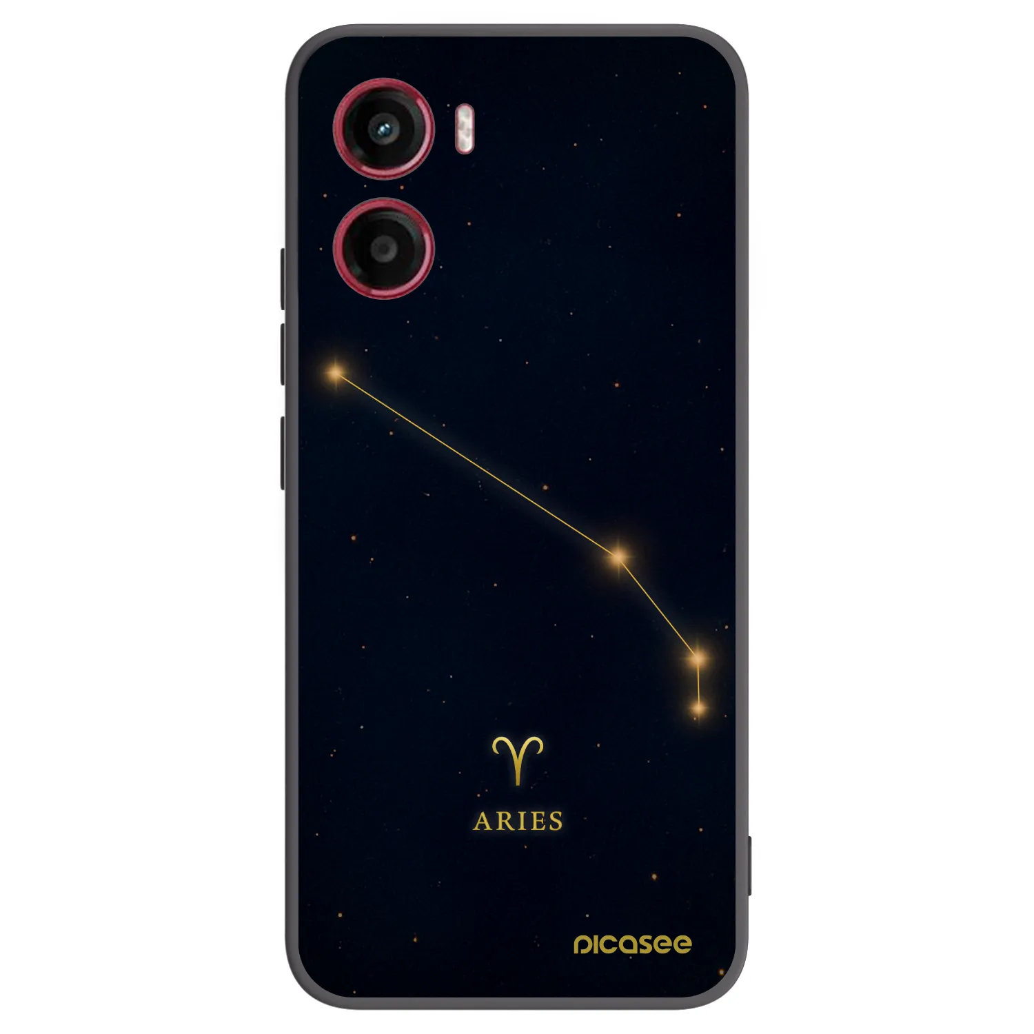 Picasee Μαύρη θήκη σιλικόνης για Motorola Moto G05 - ARIES