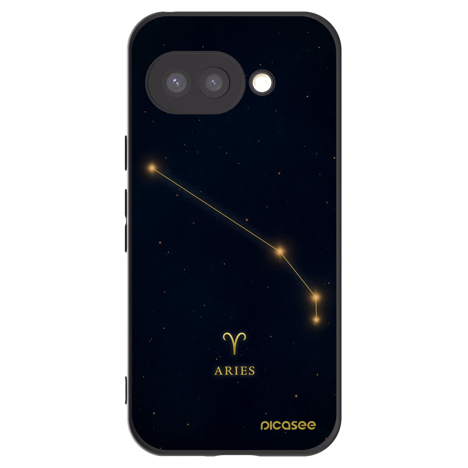 Picasee Μαύρη θήκη σιλικόνης για Google Pixel 9a - ARIES