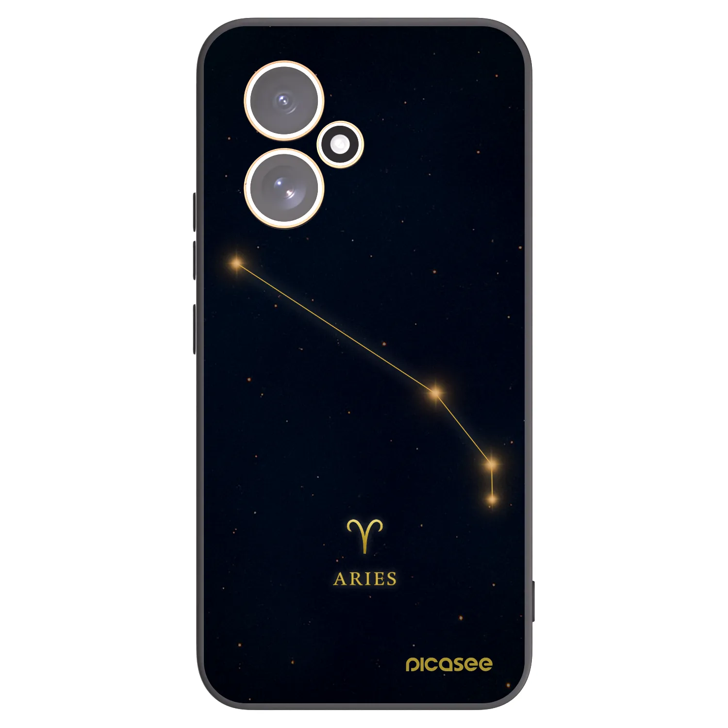 Picasee Μαύρη θήκη σιλικόνης για Honor 400 5G - ARIES