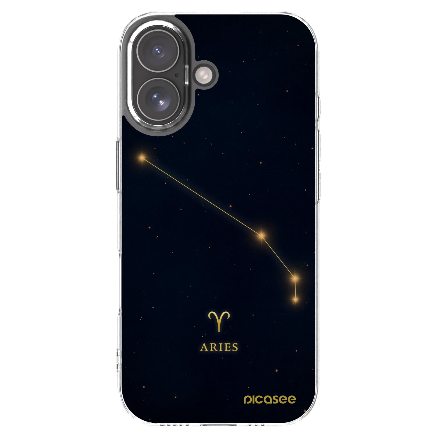 Picasee διαφανής θήκη σιλικόνης Apple iPhone 17 - ARIES
