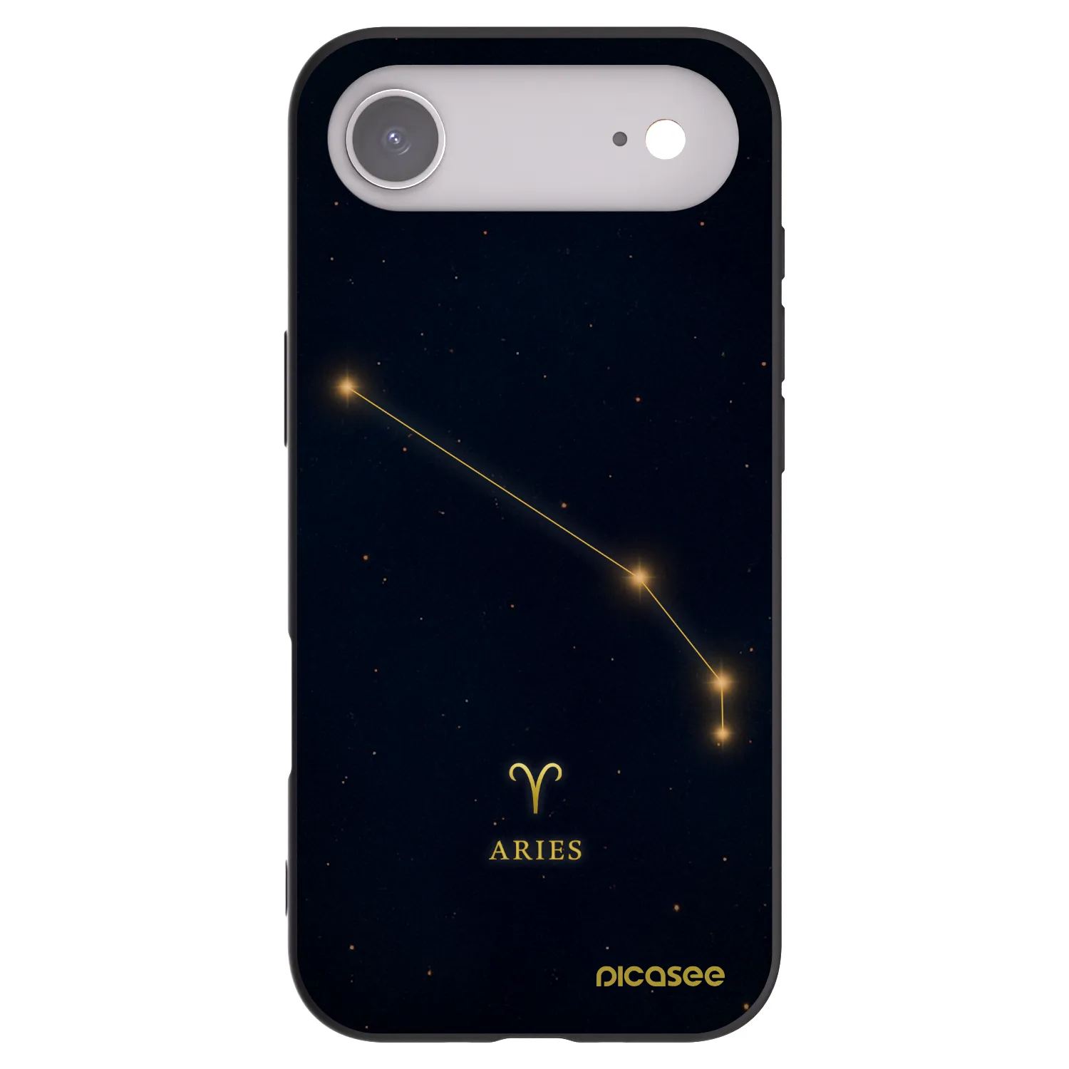 Picasee Μαύρη θήκη σιλικόνης για Apple iPhone Air - ARIES