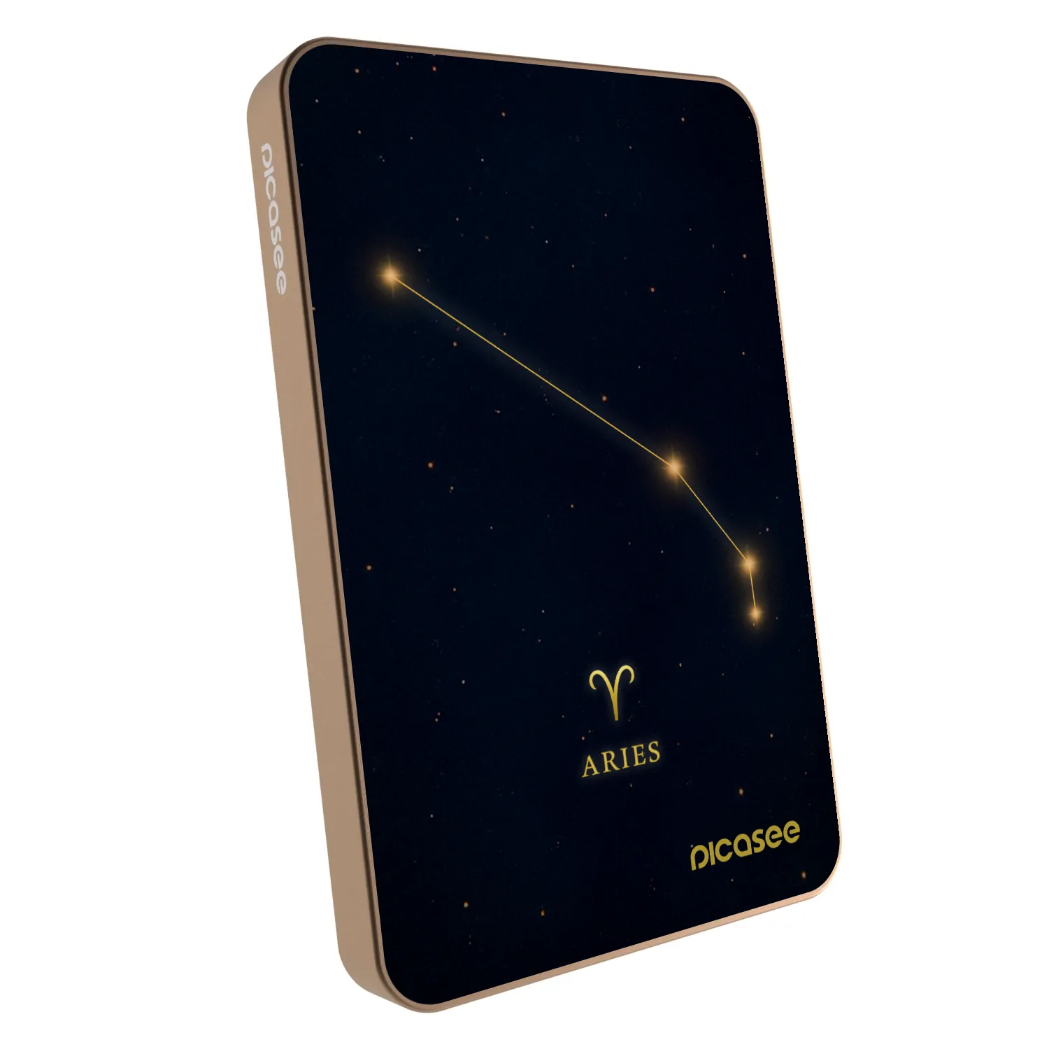 Picasee Powerbank με MagSafe 5 000 mAh Χρυσαφένιος - ARIES
