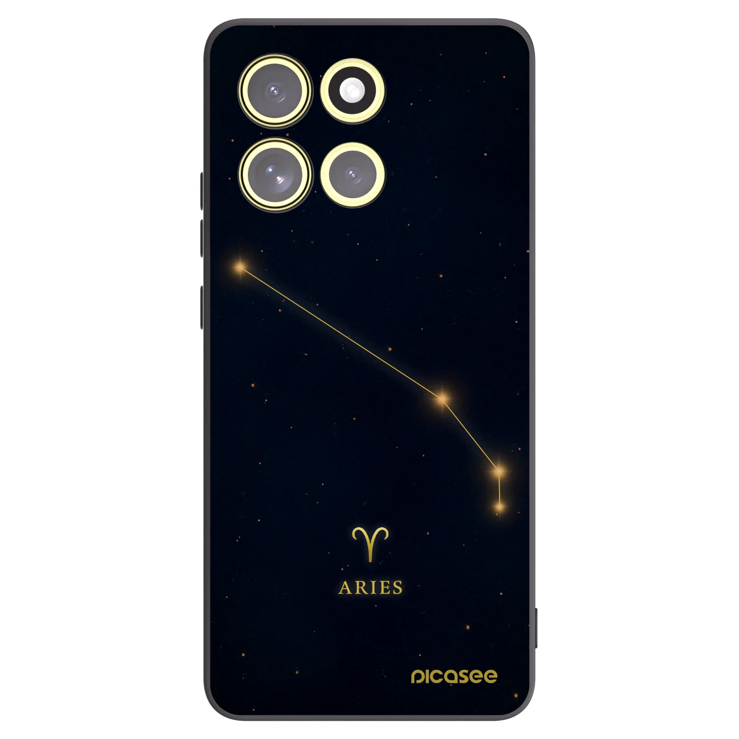 Picasee Μαύρη θήκη σιλικόνης για Motorola Moto G86 5G - ARIES