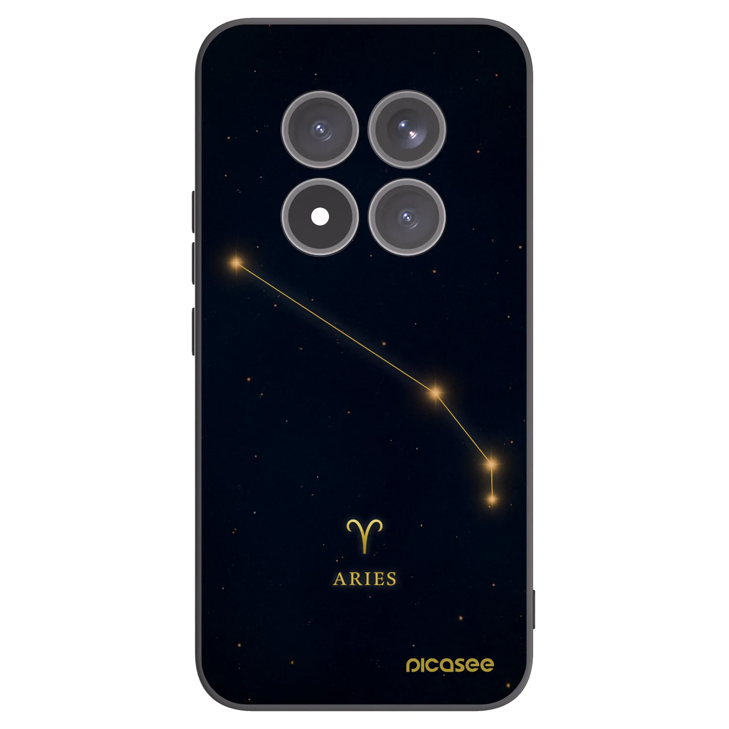 Picasee Μαύρη θήκη σιλικόνης για Xiaomi Redmi Note 15 Pro+ - ARIES