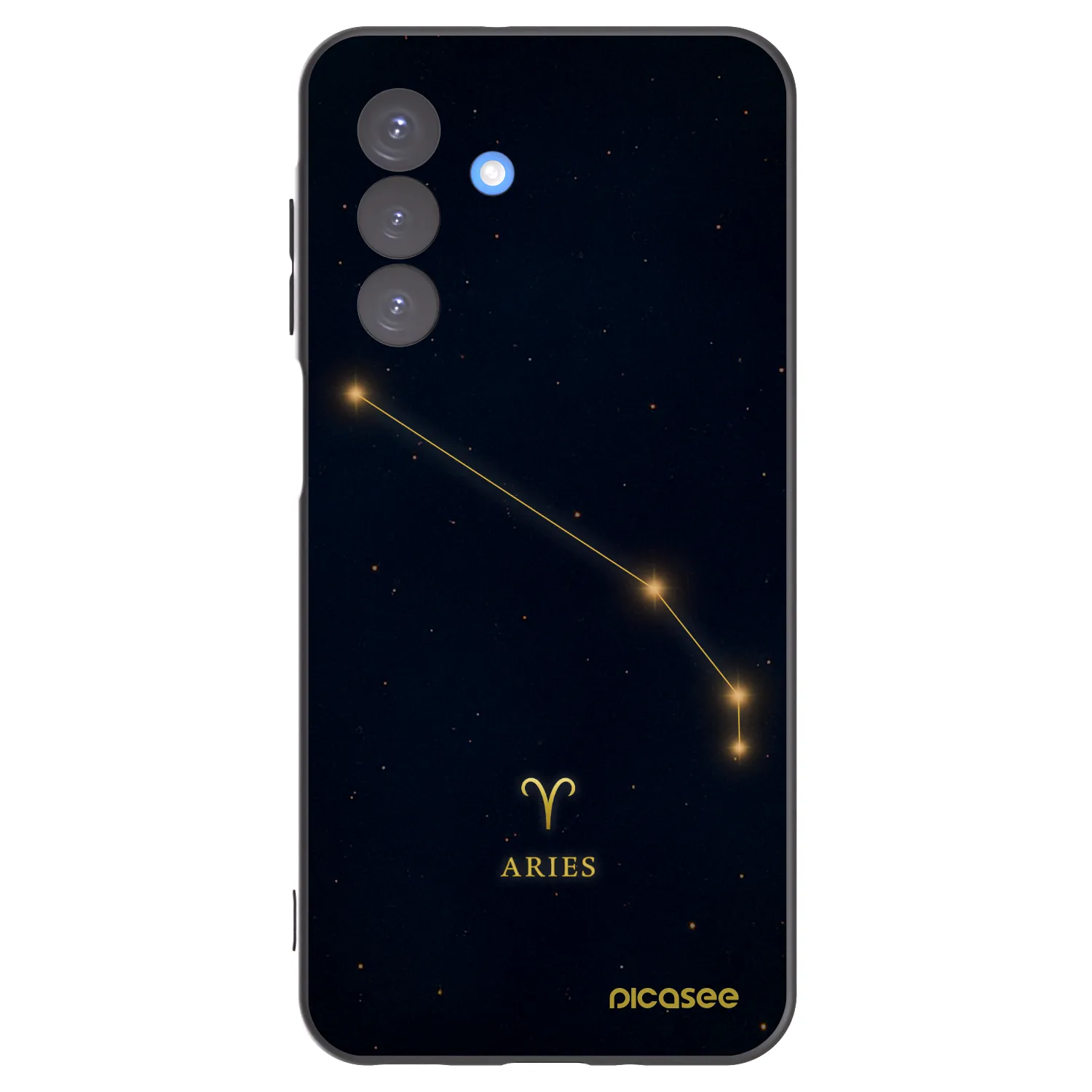 Picasee Μαύρη θήκη σιλικόνης για Samsung Galaxy A17 5G - ARIES