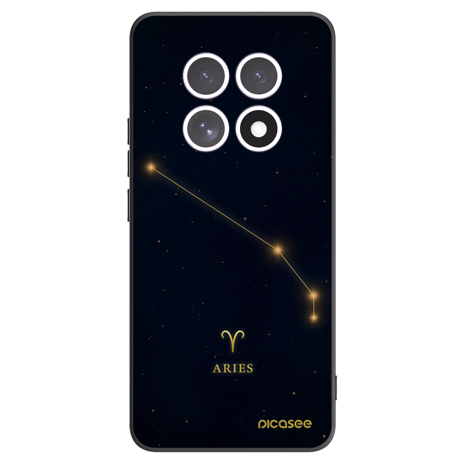 Picasee Μαύρη θήκη σιλικόνης για Xiaomi Redmi Note 15 - ARIES