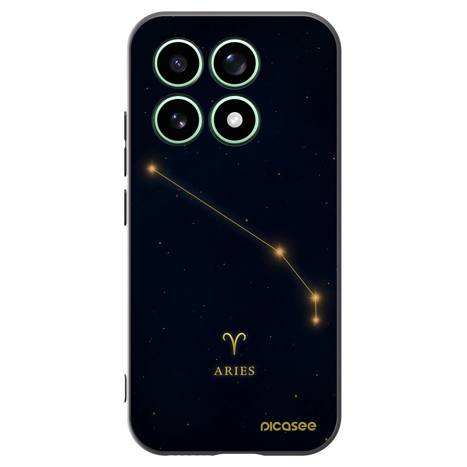 Picasee Μαύρη θήκη σιλικόνης για Xiaomi 17 - ARIES