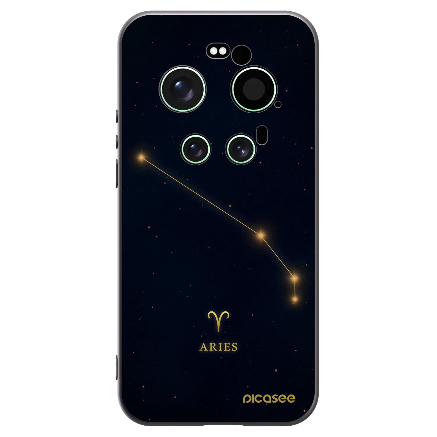 Picasee Μαύρη θήκη σιλικόνης για Xiaomi 17 Ultra - ARIES