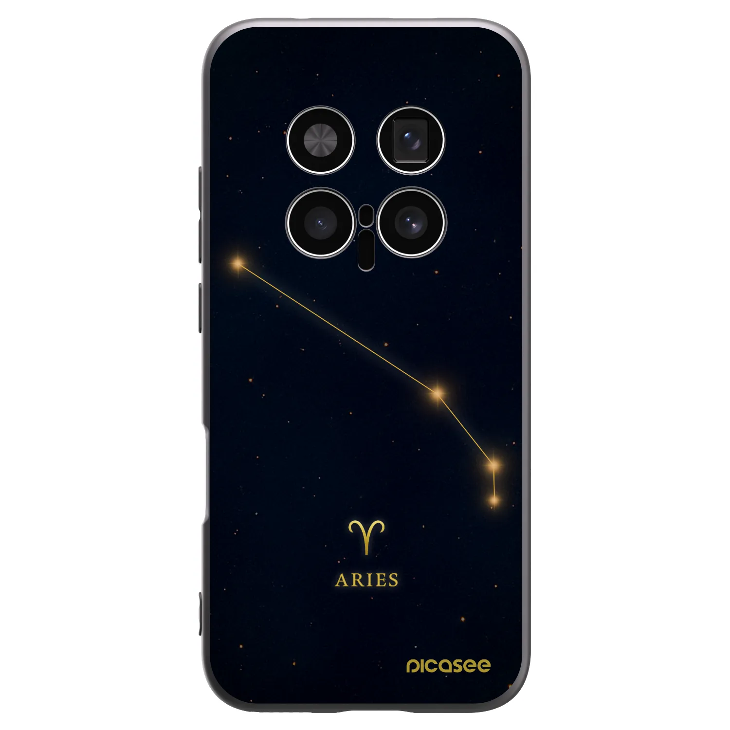 Picasee Μαύρη θήκη σιλικόνης για Honor Magic8 Pro 5G - ARIES