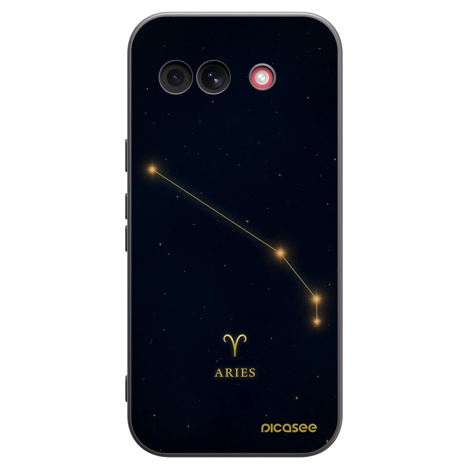 Picasee Μαύρη θήκη σιλικόνης για Google Pixel 10a - ARIES
