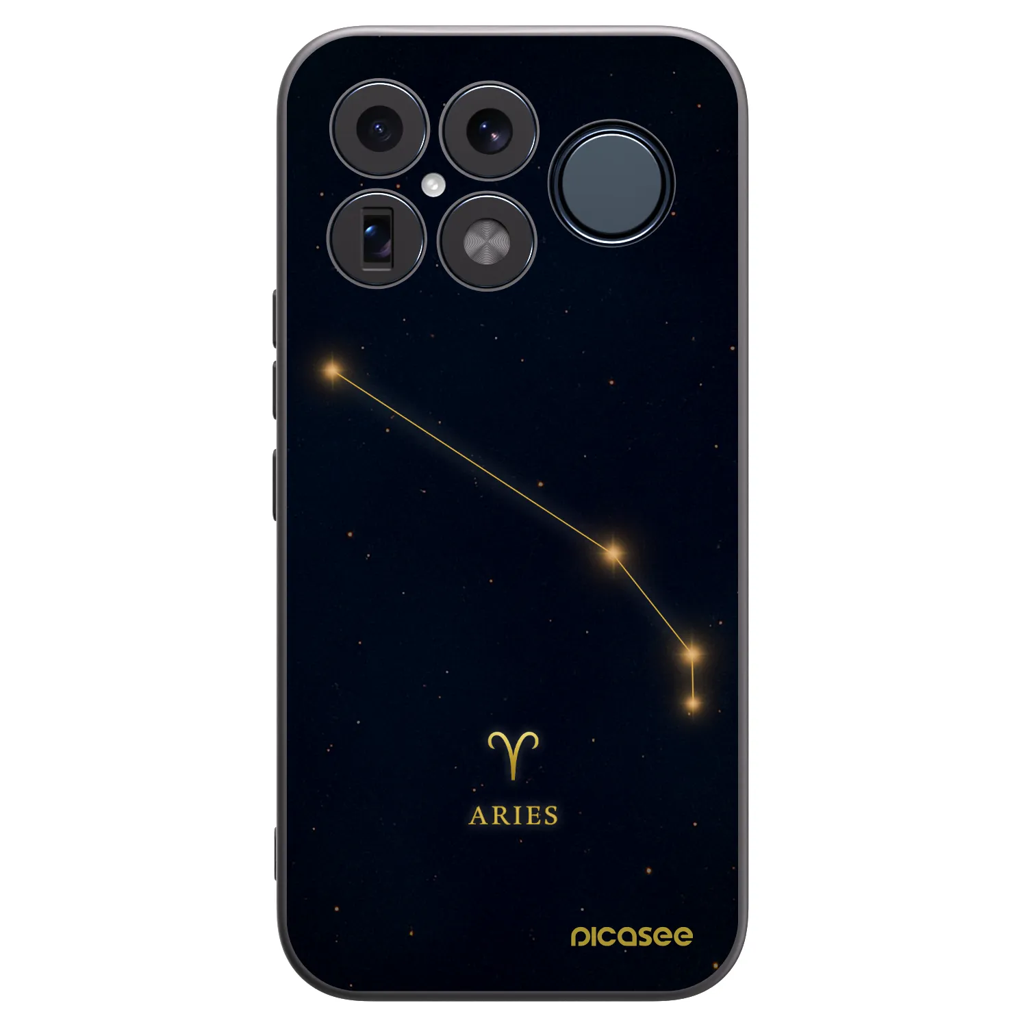 Picasee Μαύρη θήκη σιλικόνης για Xiaomi Poco F8 Ultra - ARIES