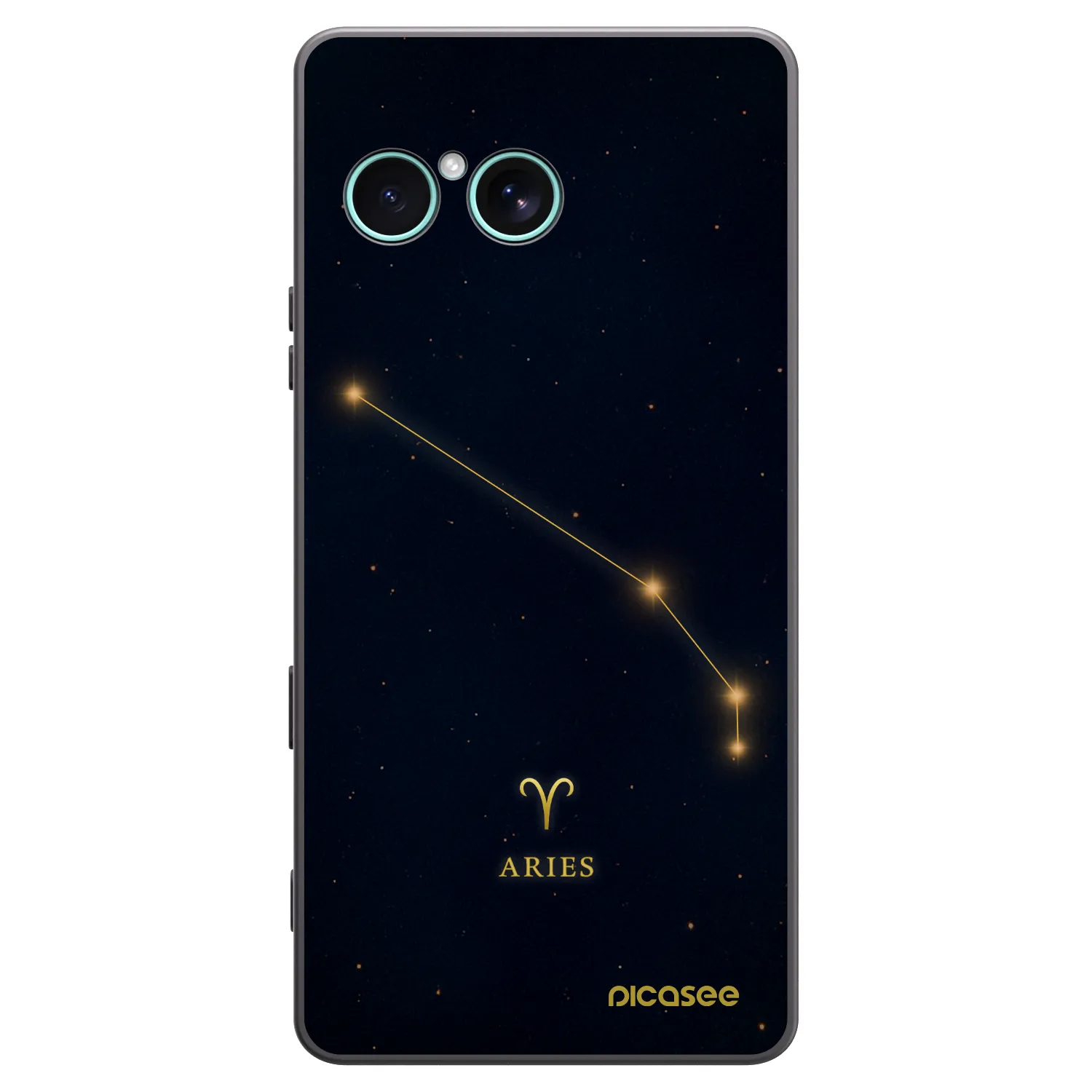 Picasee Μαύρη θήκη σιλικόνης για Sony Xperia 10 VII - ARIES