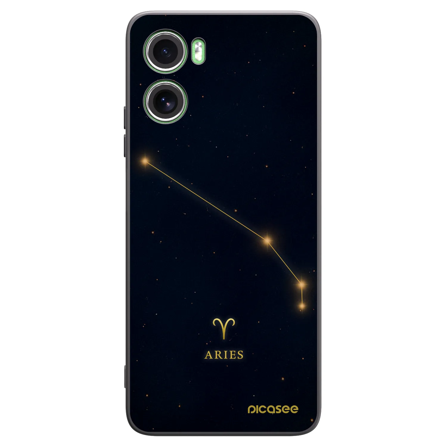 Picasee Μαύρη θήκη σιλικόνης για Motorola Moto G06 - ARIES