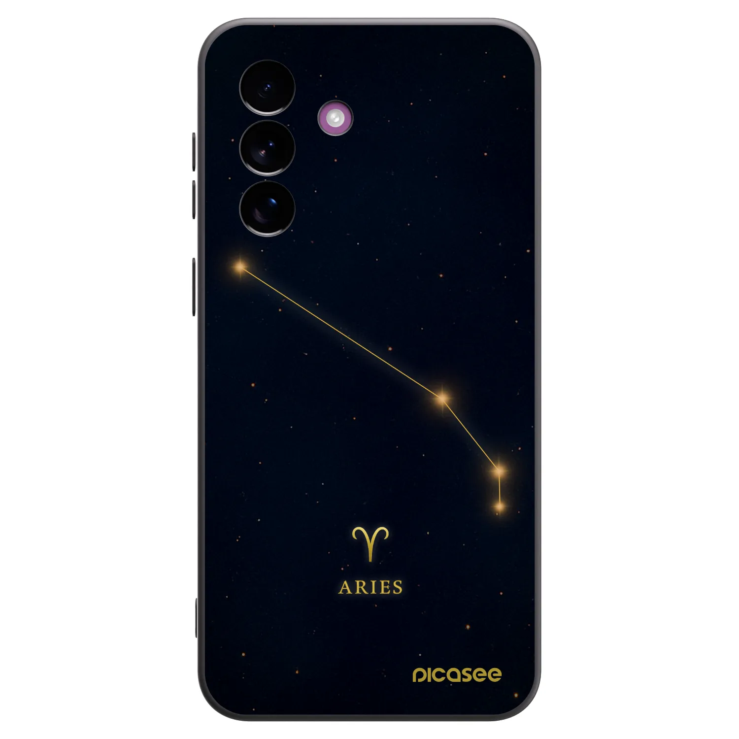 Picasee Μαύρη θήκη σιλικόνης για Samsung Galaxy A37 - ARIES