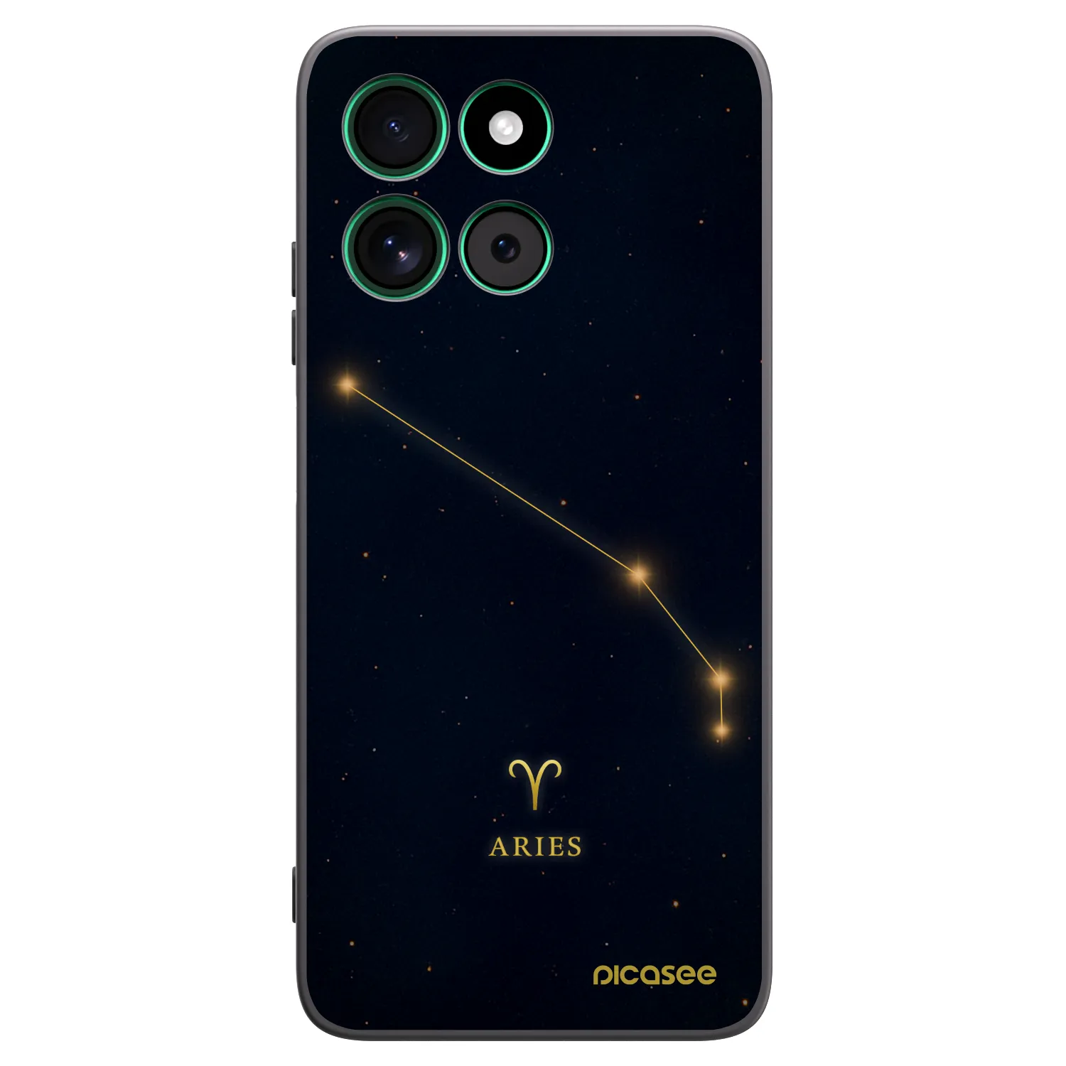 Picasee Μαύρη θήκη σιλικόνης για Motorola Moto G57 Power - ARIES