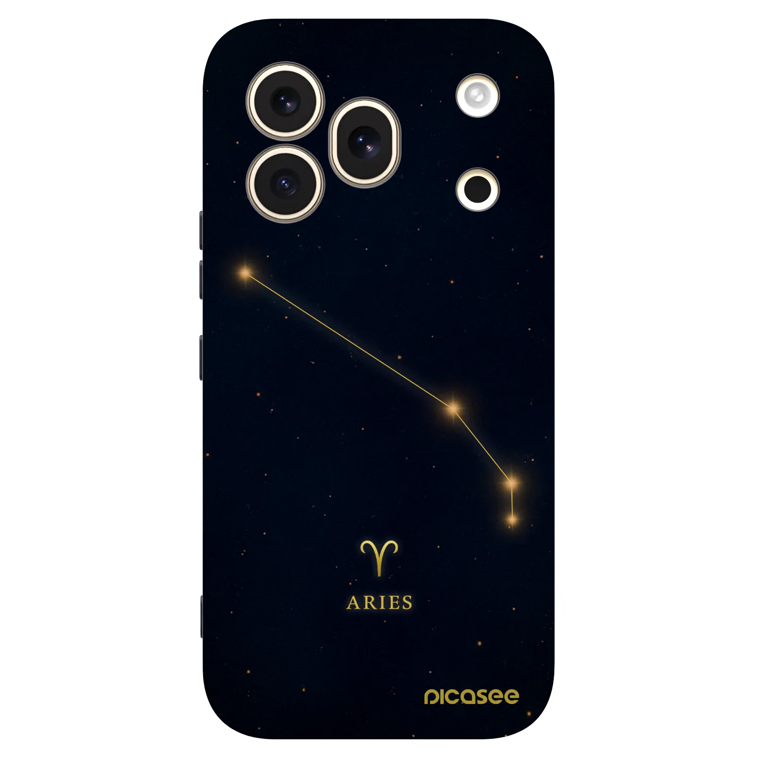 Picasee Μαύρη θήκη σιλικόνης για Honor 600 Pro - ARIES