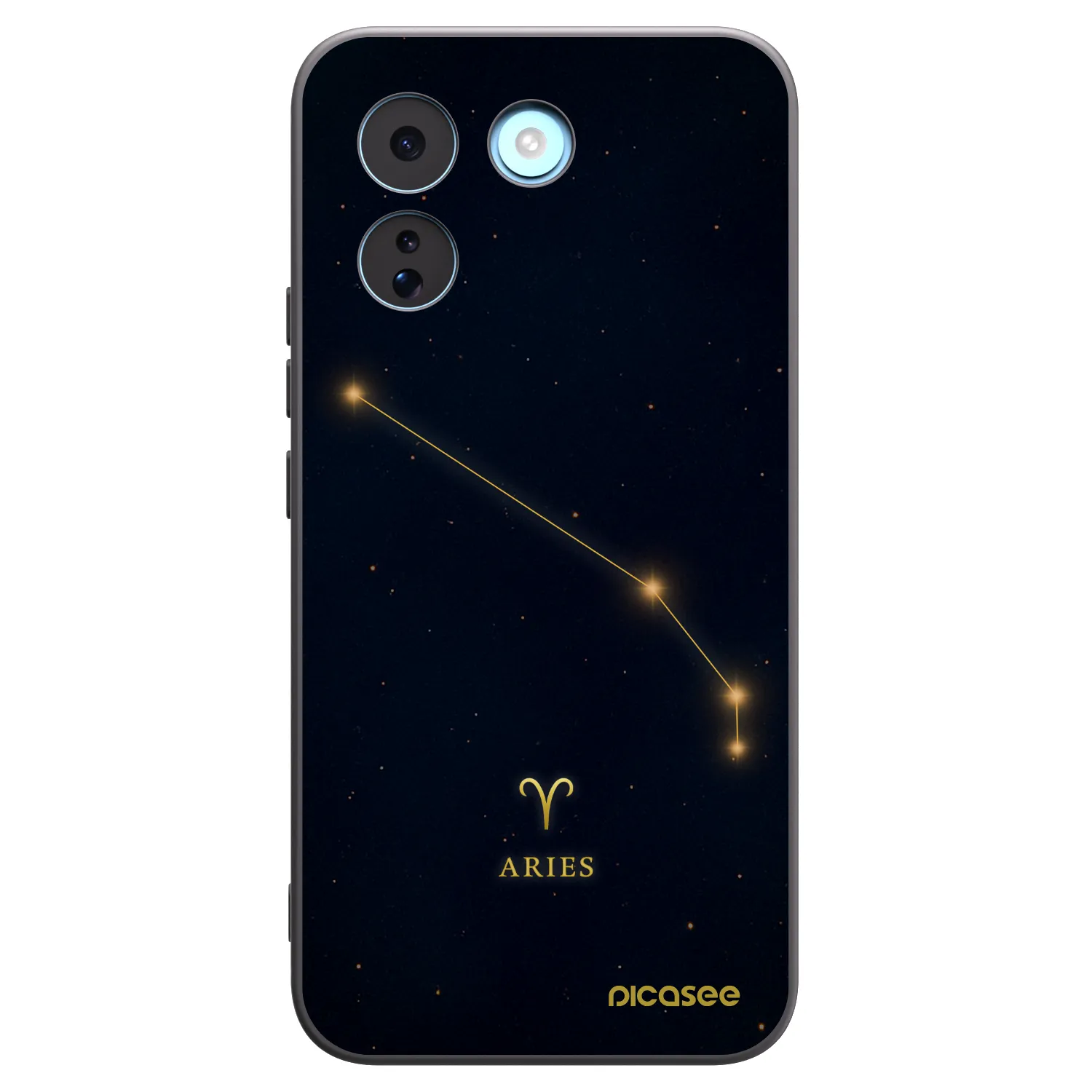 Picasee Μαύρη θήκη σιλικόνης για Xiaomi Redmi Note 17 Pro MAX 5G - ARIES