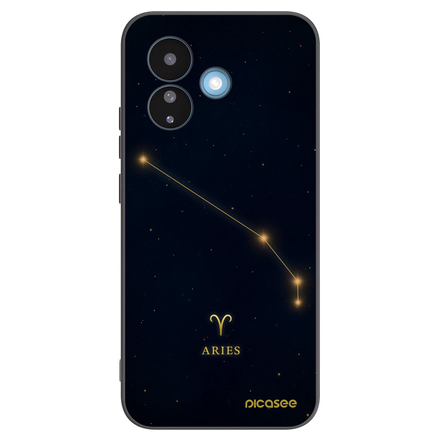 Picasee Μαύρη θήκη σιλικόνης για Xiaomi Redmi Note 17 Pro 5G - ARIES