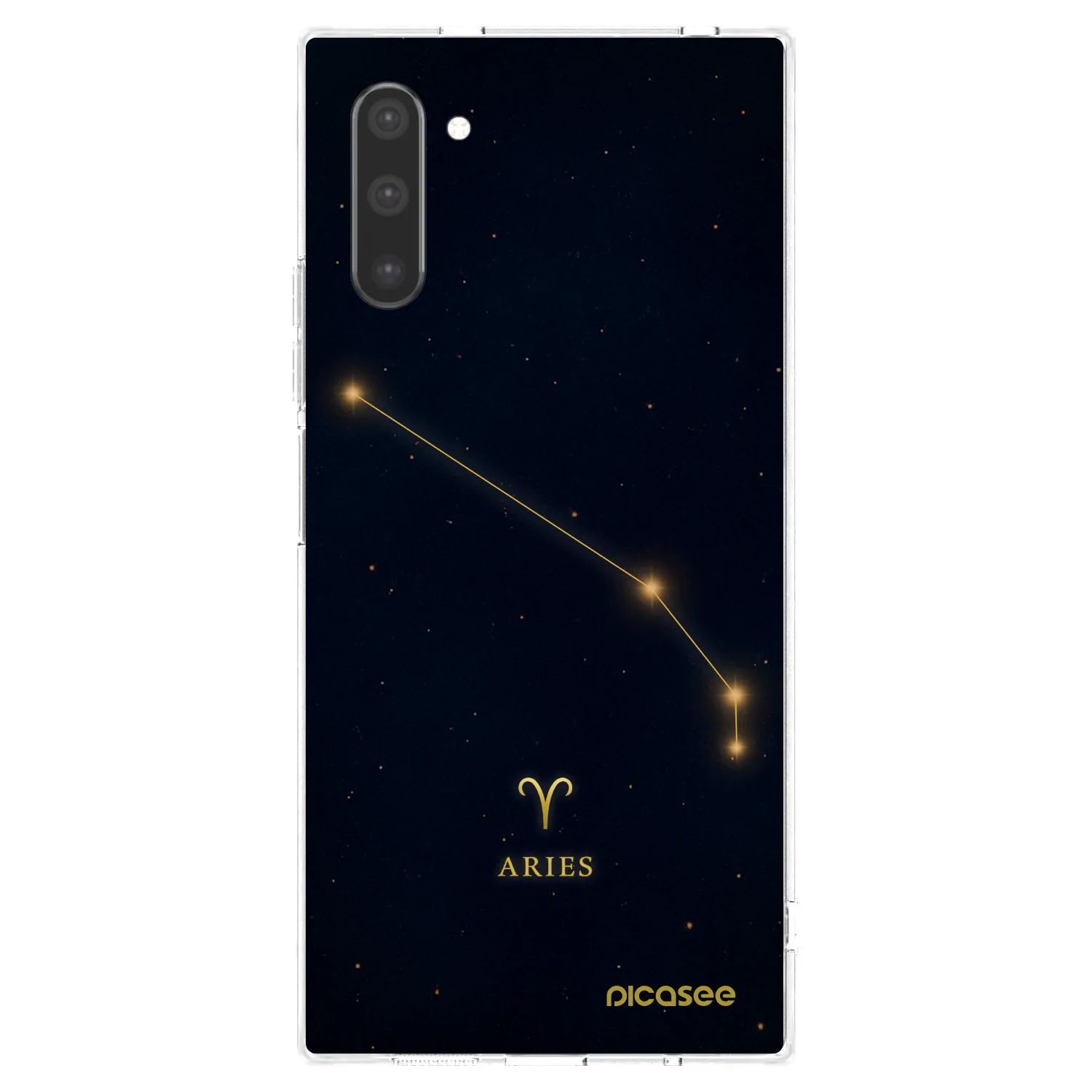 Picasee διαφανής θήκη σιλικόνης Samsung Galaxy Note 10 N970F - ARIES