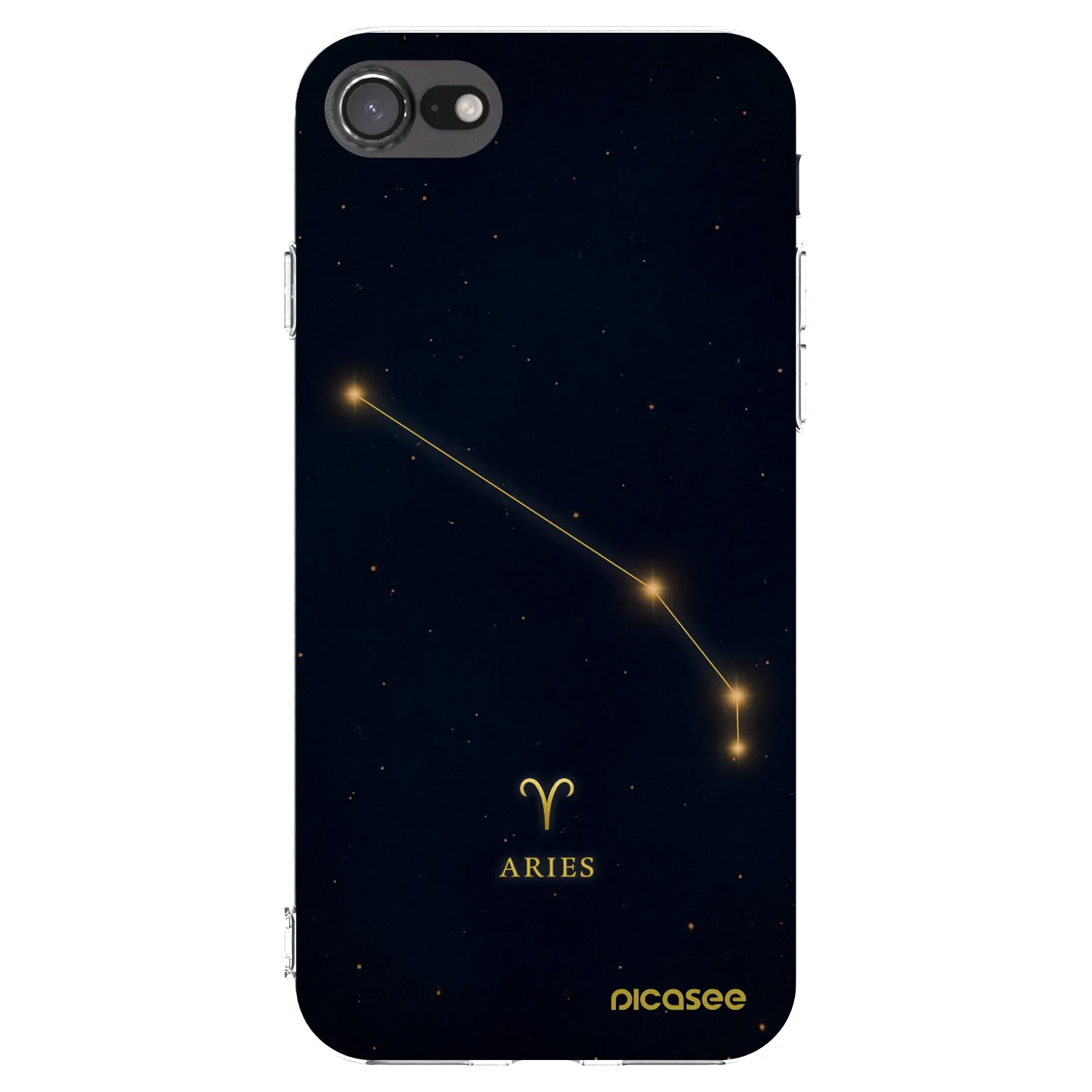 Picasee διαφανής θήκη σιλικόνης Apple iPhone 8 - ARIES