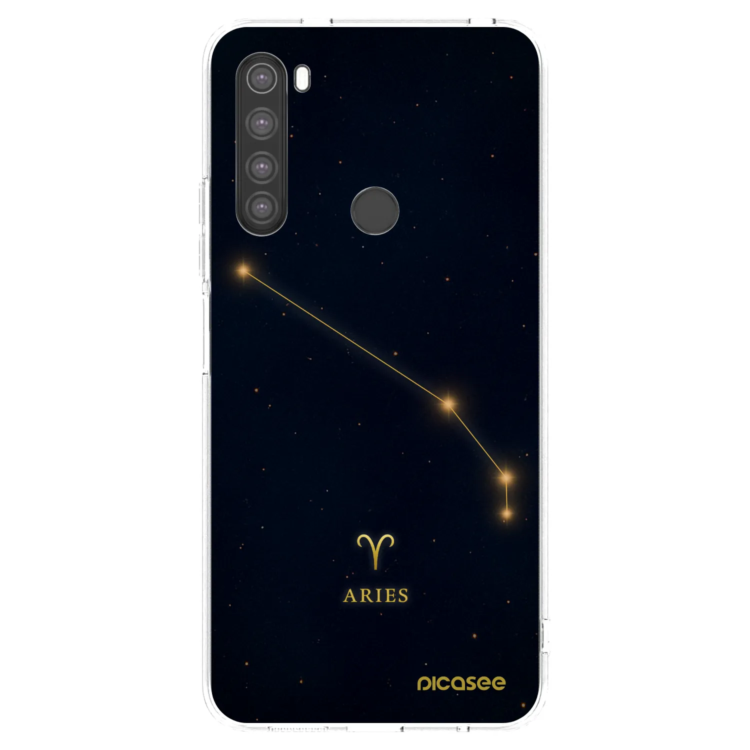 Picasee διαφανής θήκη σιλικόνης Xiaomi Redmi Note 8 - ARIES