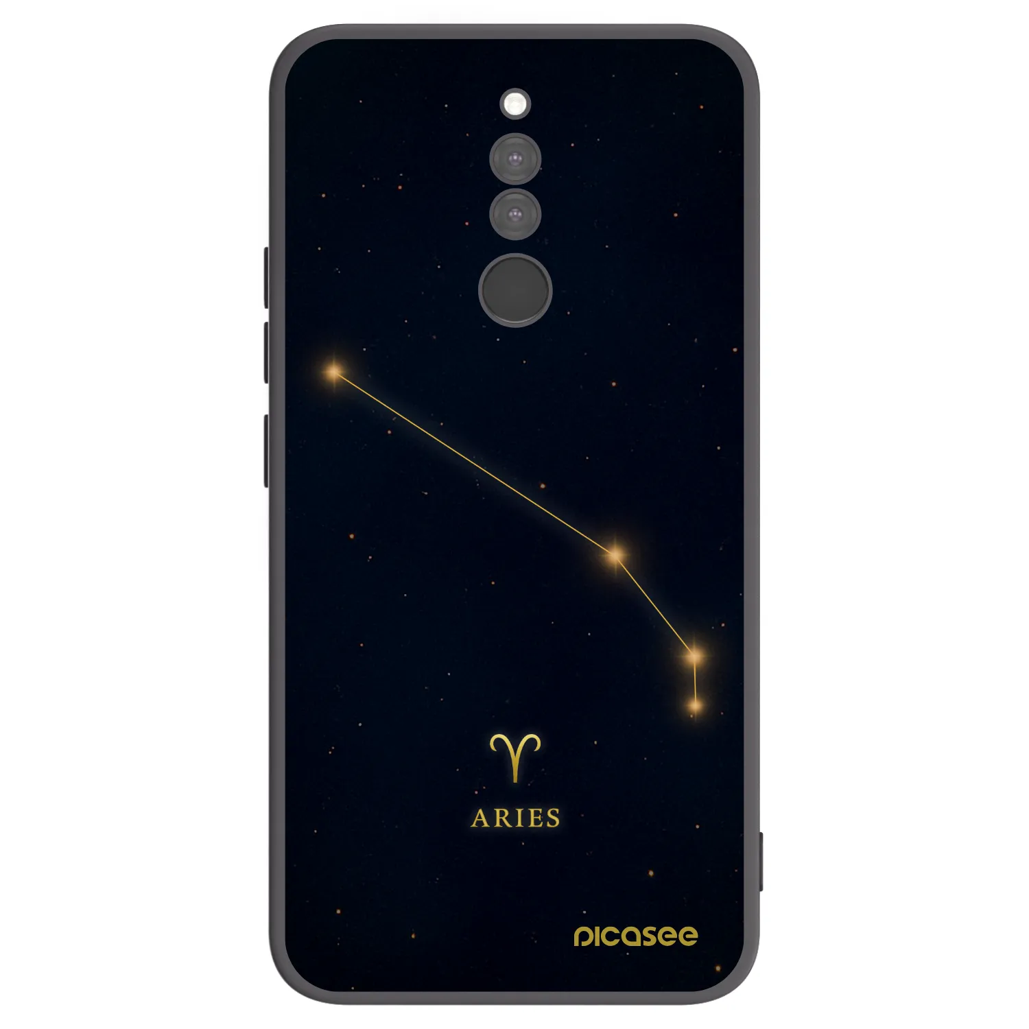 Picasee Μαύρη θήκη σιλικόνης για Xiaomi Redmi 8 - ARIES