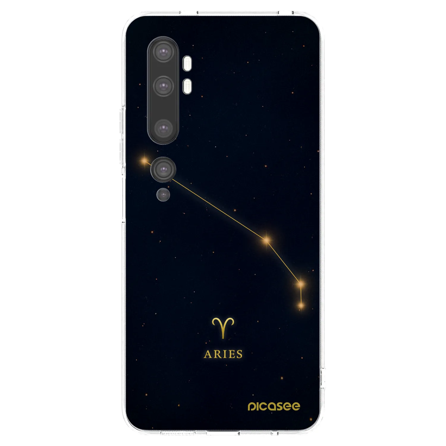 Picasee διαφανής θήκη σιλικόνης Xiaomi Mi Note 10 (Pro) - ARIES