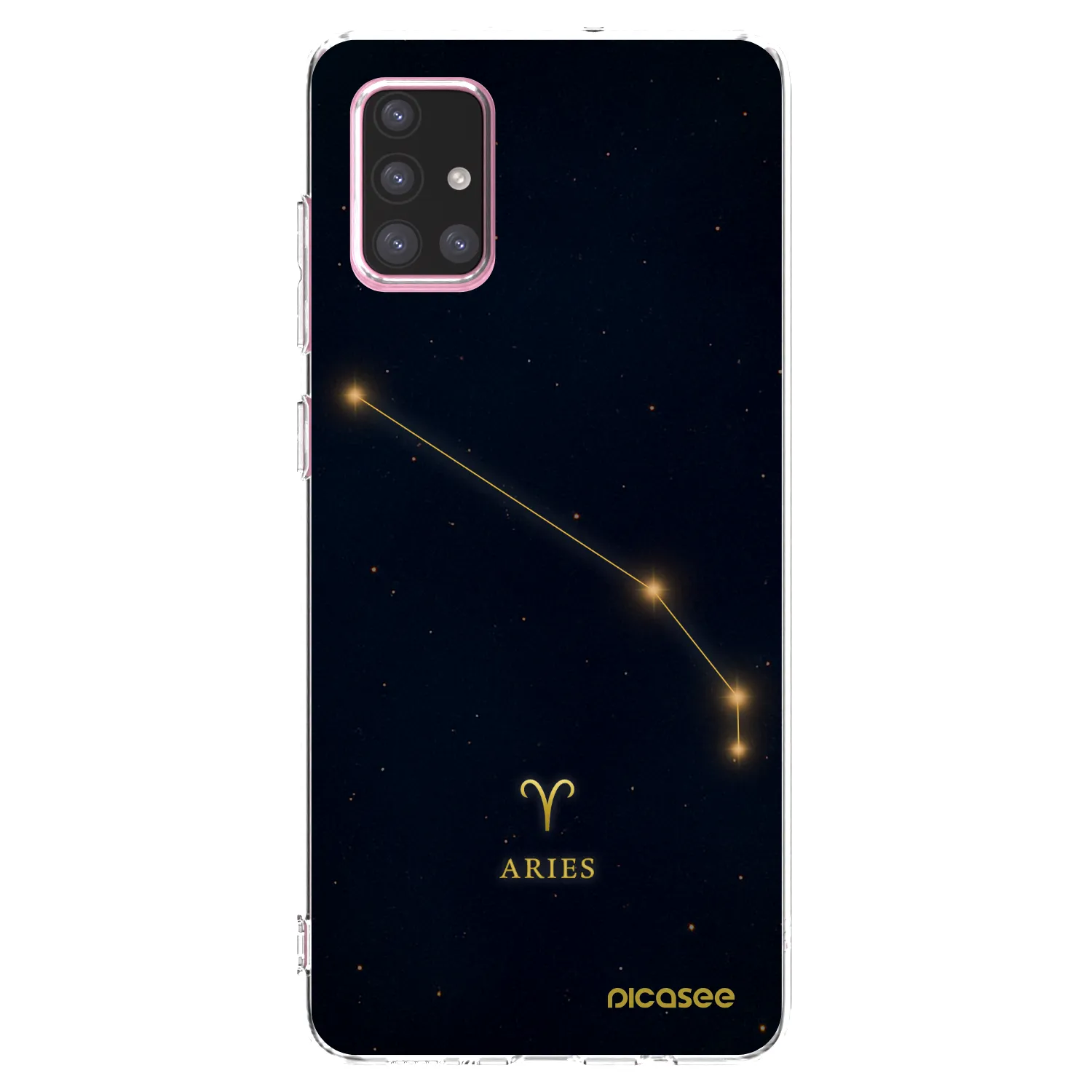 Picasee διαφανής θήκη σιλικόνης Samsung Galaxy A71 A715F - ARIES