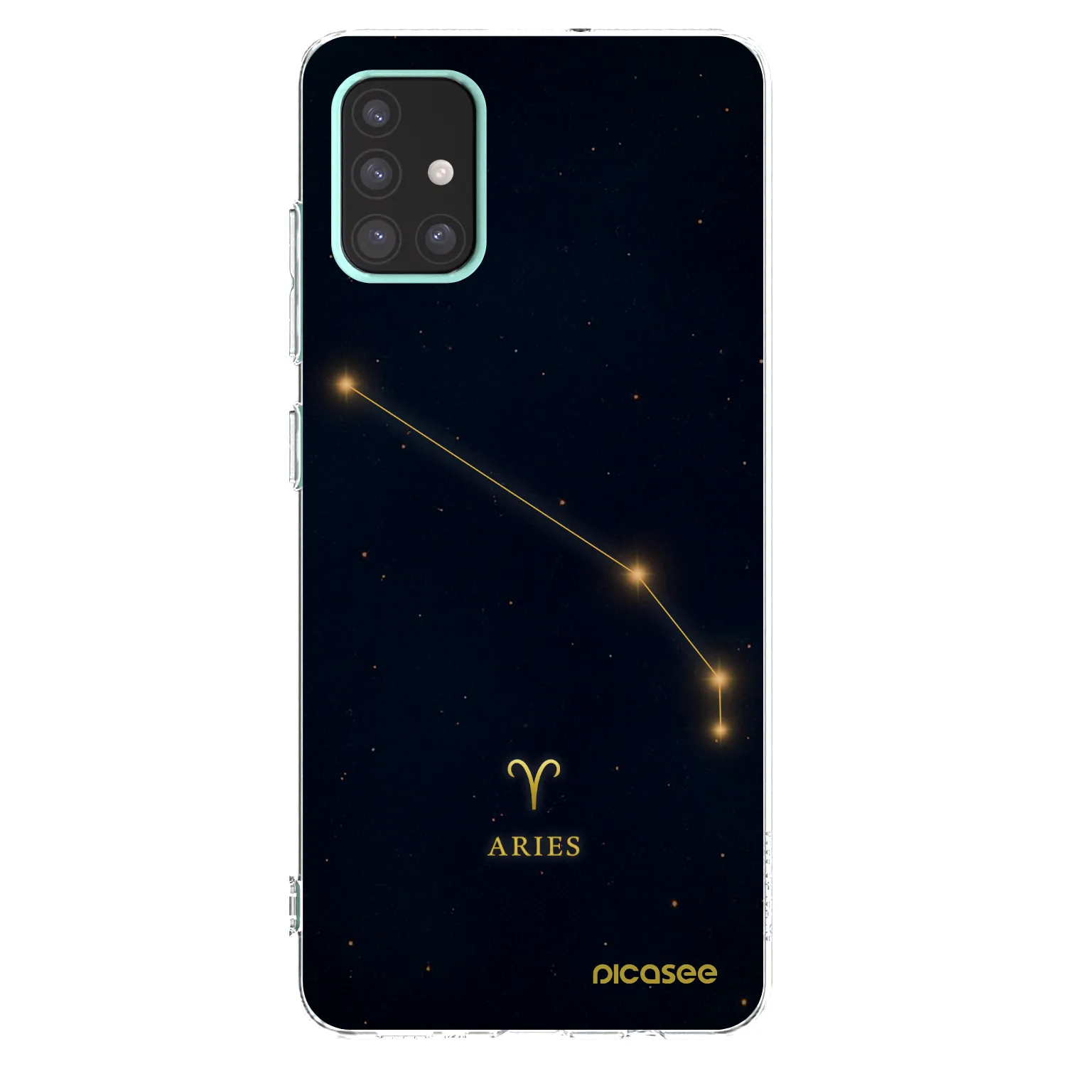 Picasee διαφανής θήκη σιλικόνης Samsung Galaxy A51 A515F - ARIES