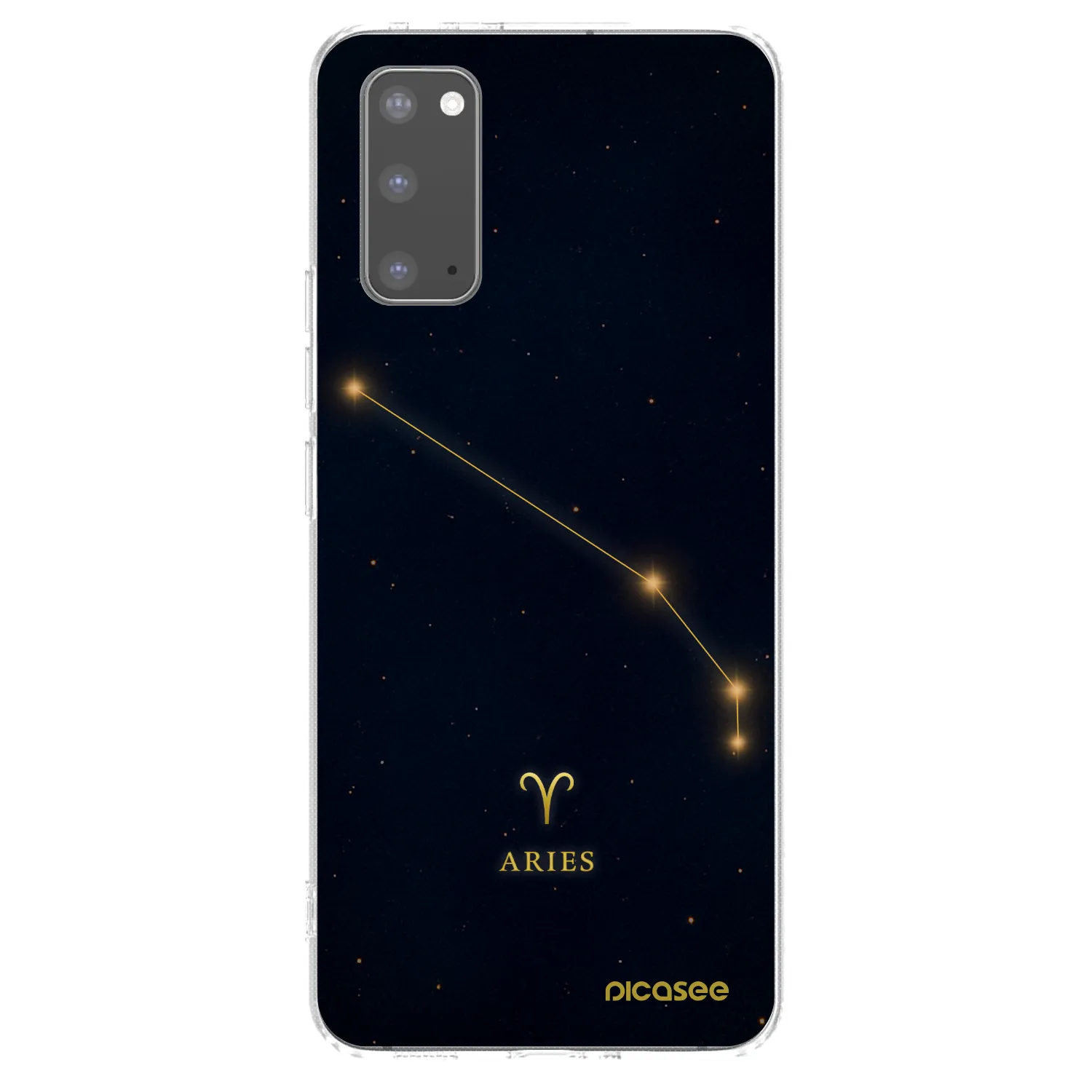 Picasee διαφανής θήκη σιλικόνης Samsung Galaxy S20 G980F - ARIES