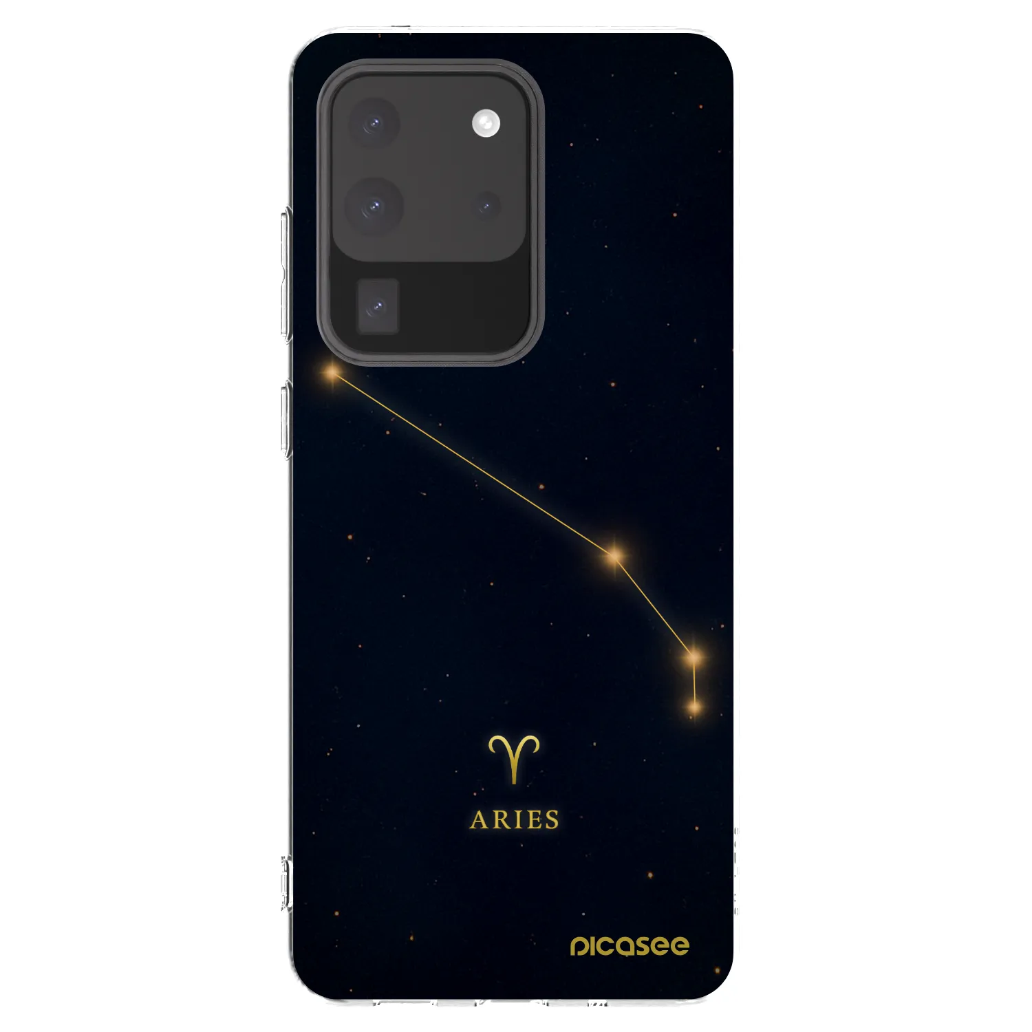 Picasee διαφανής θήκη σιλικόνης Samsung Galaxy S20 Ultra 5G G988F - ARIES