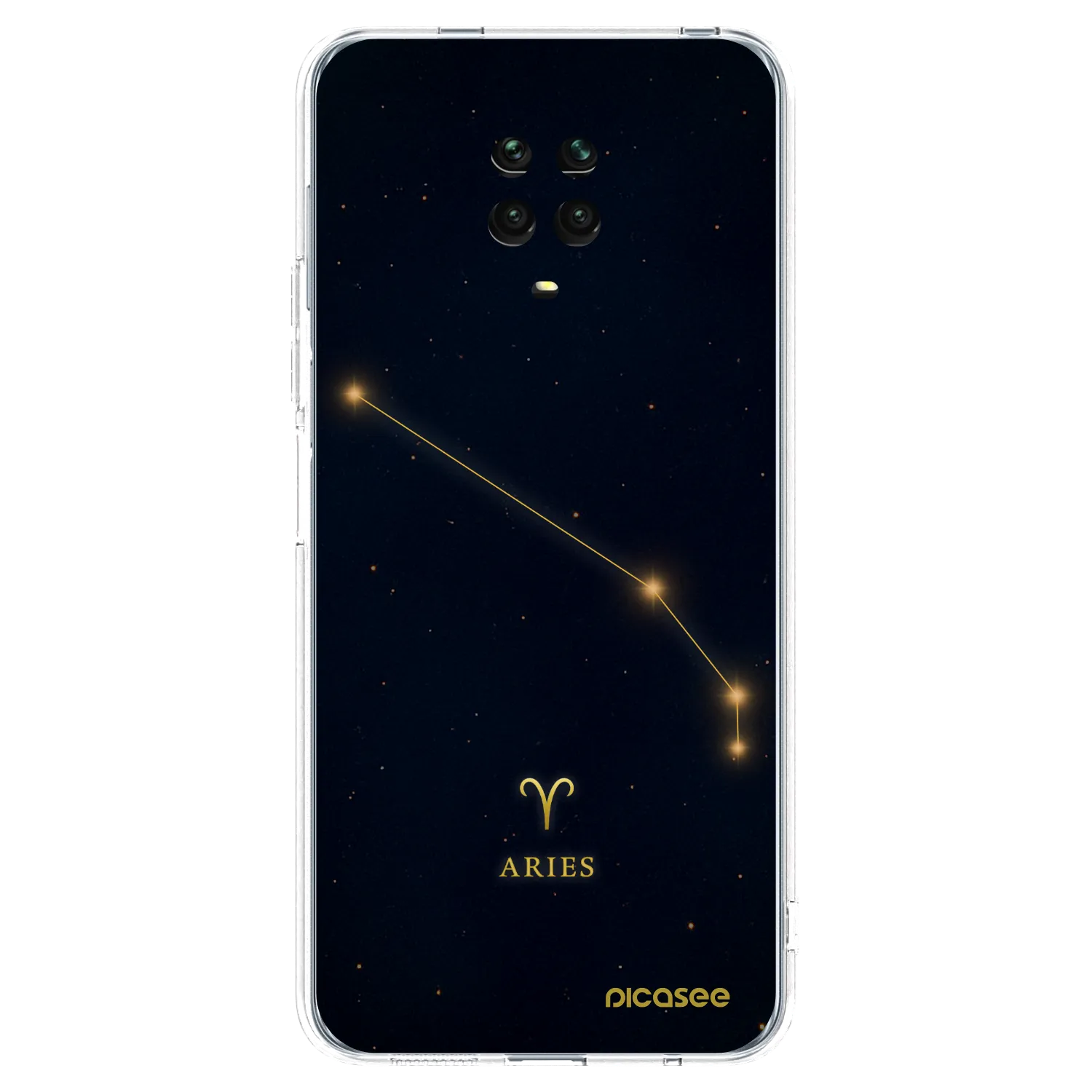 Picasee διαφανής θήκη σιλικόνης Xiaomi Redmi Note 9 Pro - ARIES