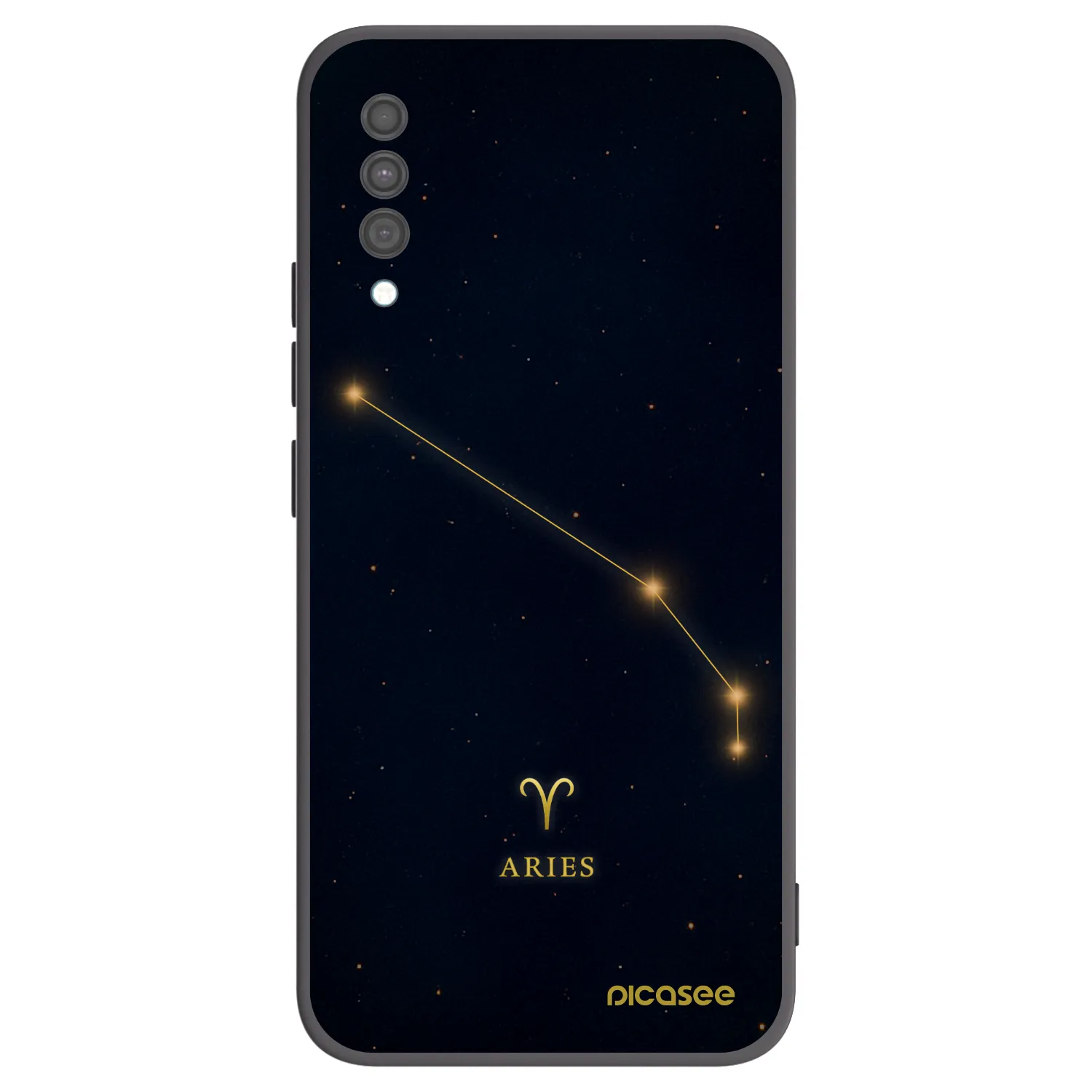 Picasee Μαύρη θήκη σιλικόνης για Samsung Galaxy A30s A307F - ARIES