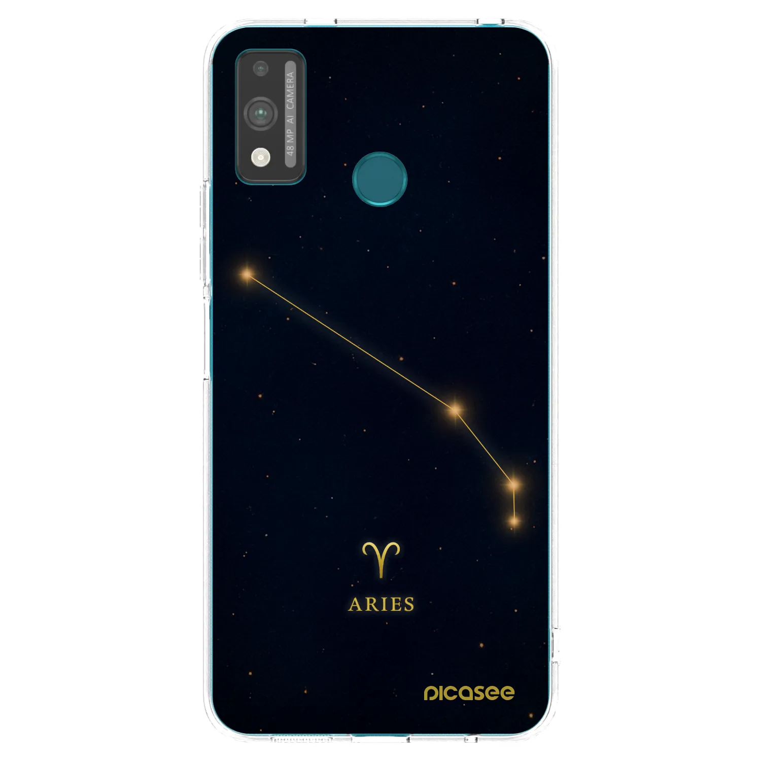 Picasee διαφανής θήκη σιλικόνης Honor 9X Lite - ARIES